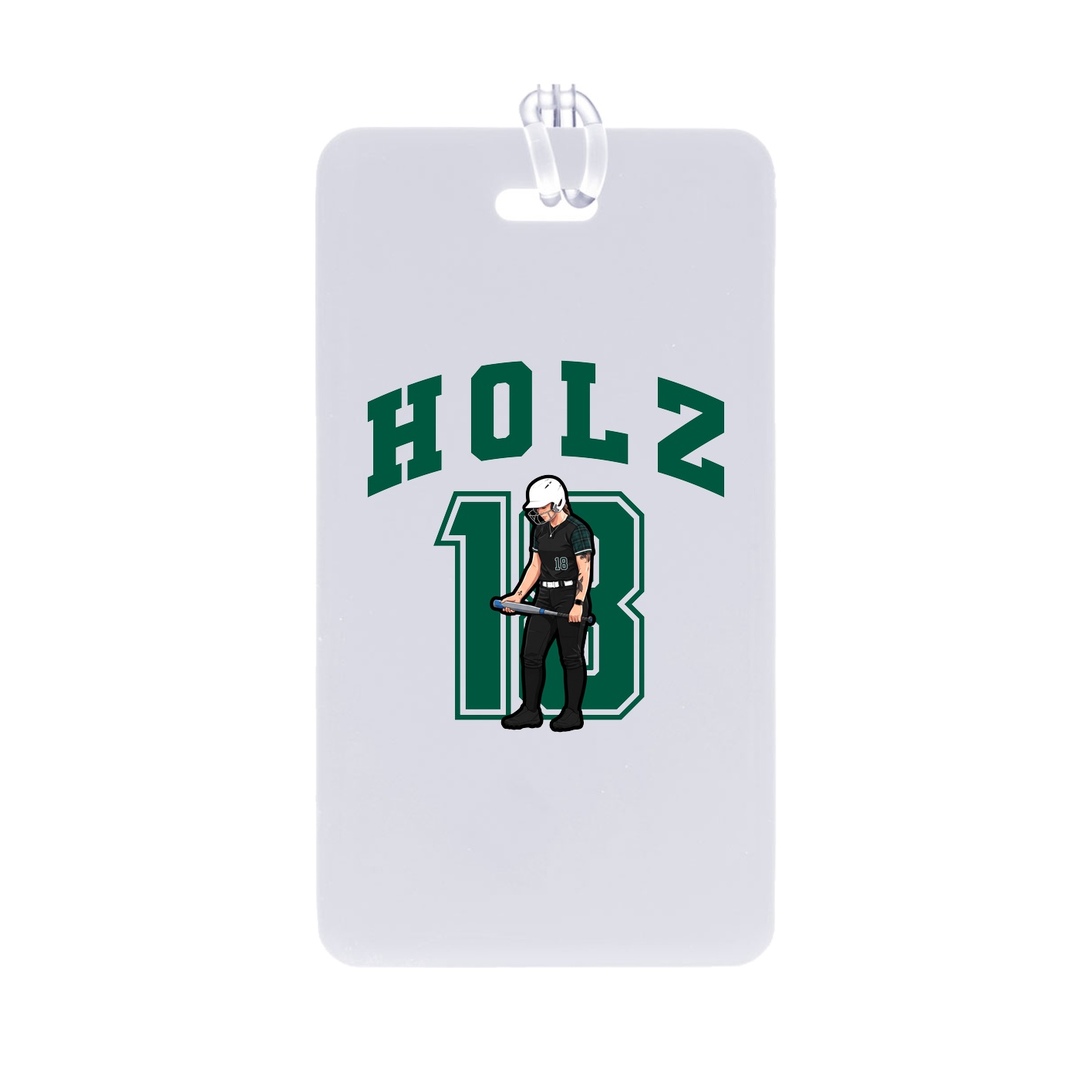 Bag Tag — Number in Classic