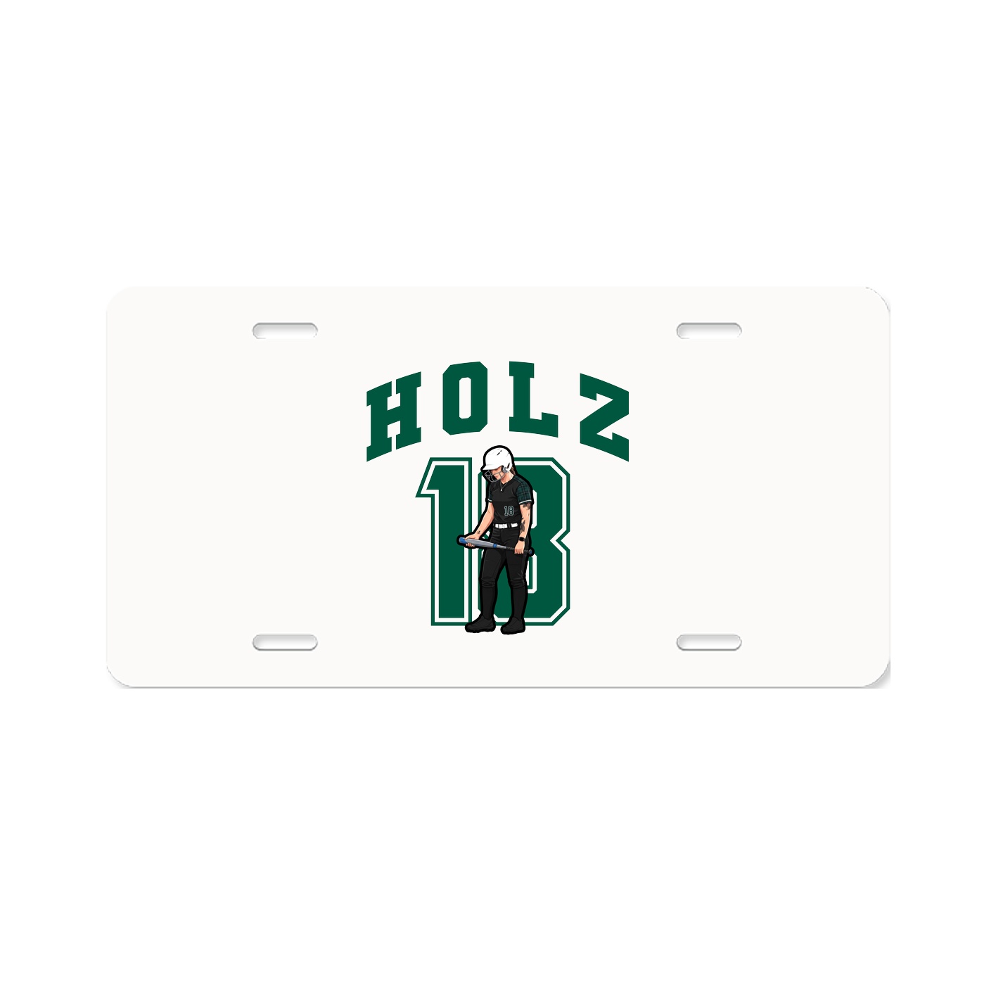 License Plate — Number in Classic