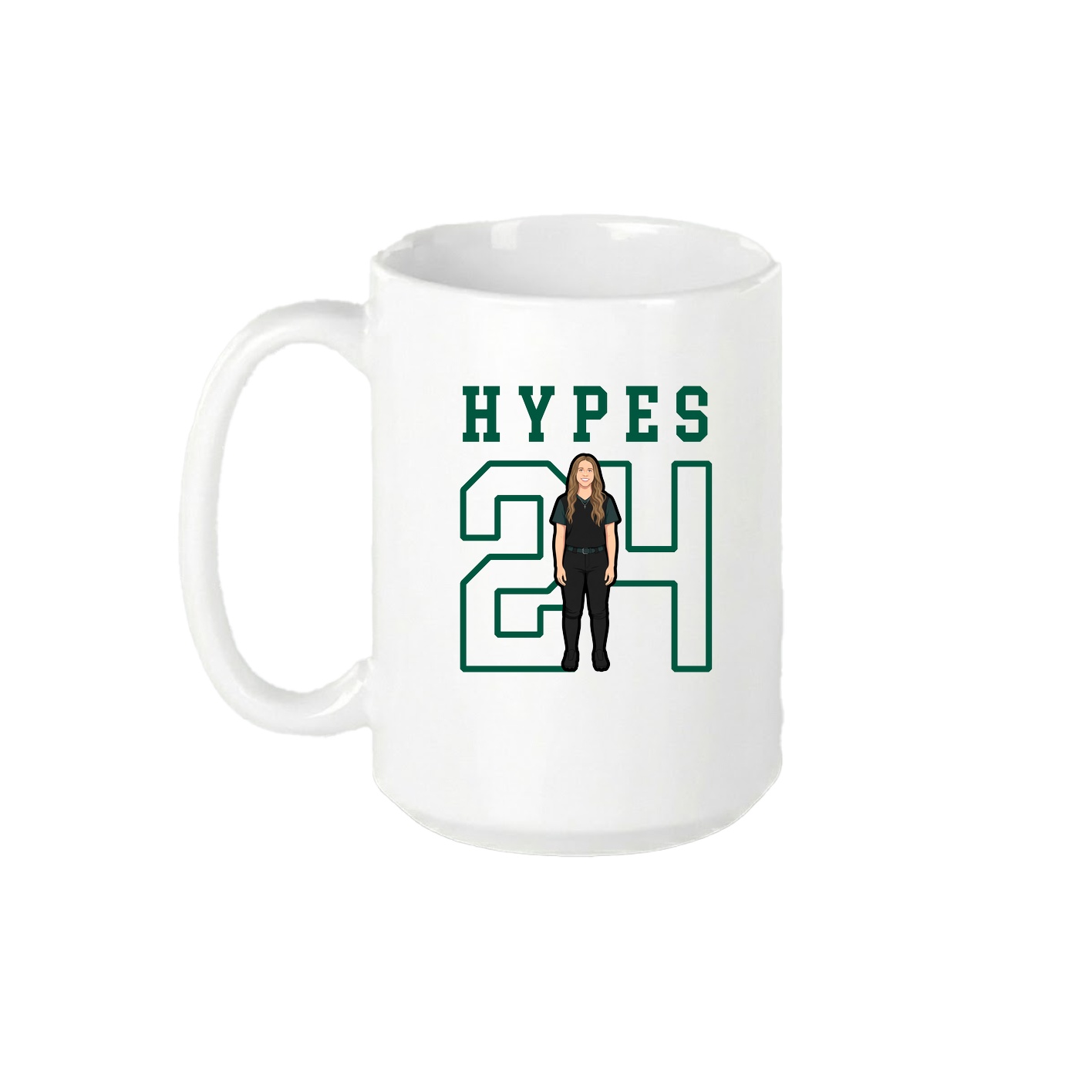 15oz Coffee Mug — Shirsey in White