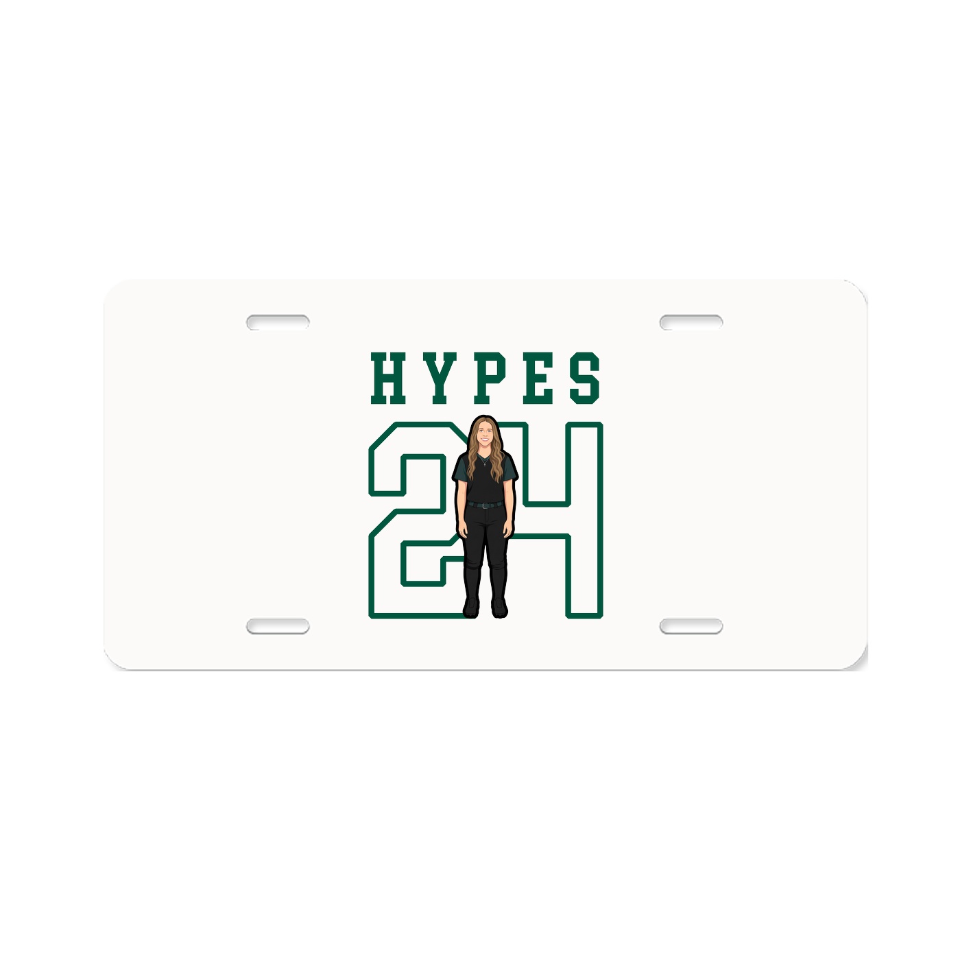 License Plate — Shirsey in Classic
