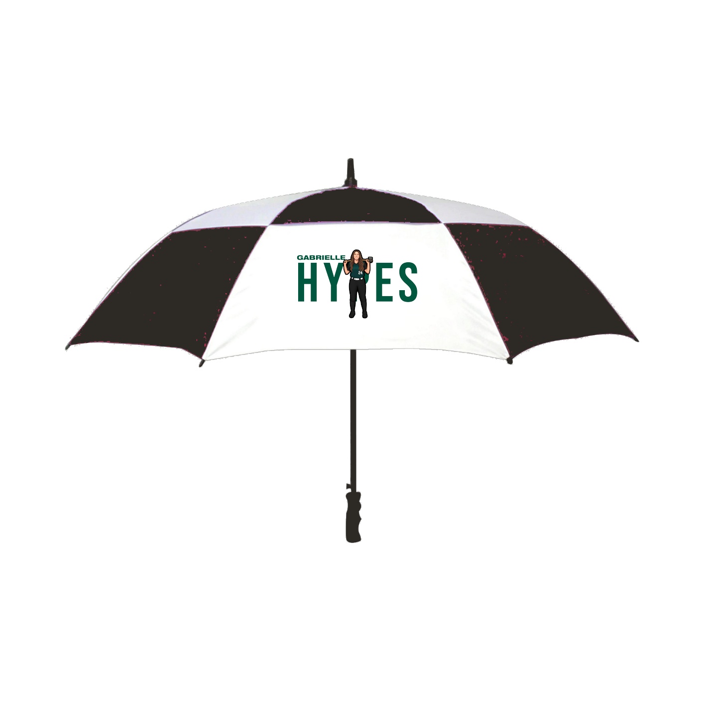 Golf Umbrella — Player Name in Black