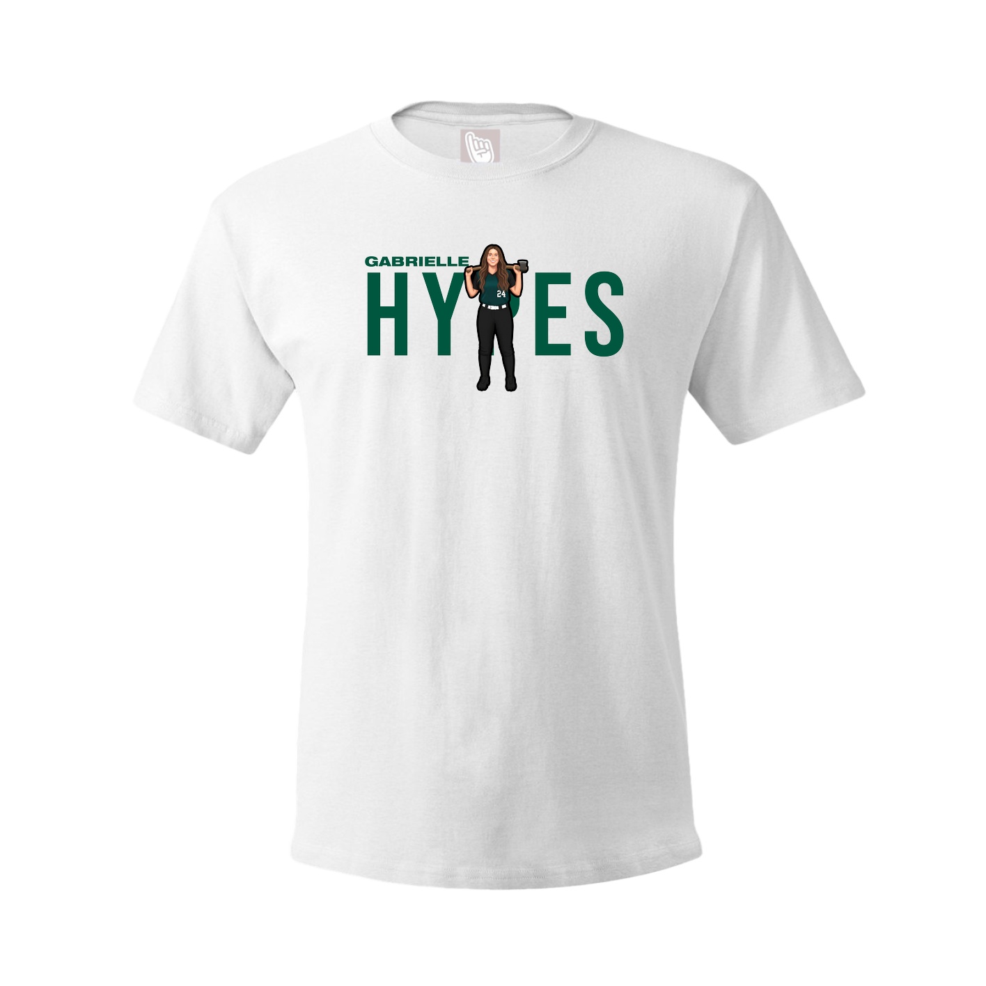 Tee — Player Name in White