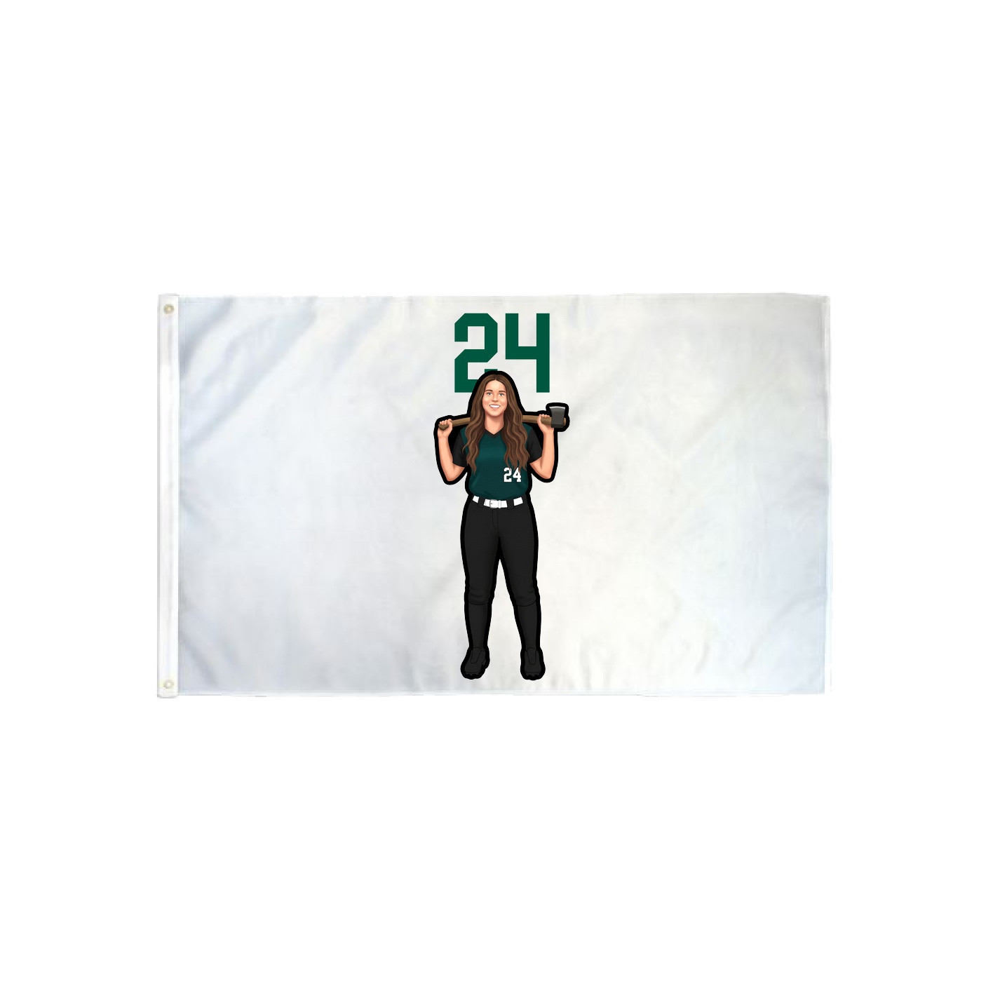 3x5 Flag — Number Top in Classic