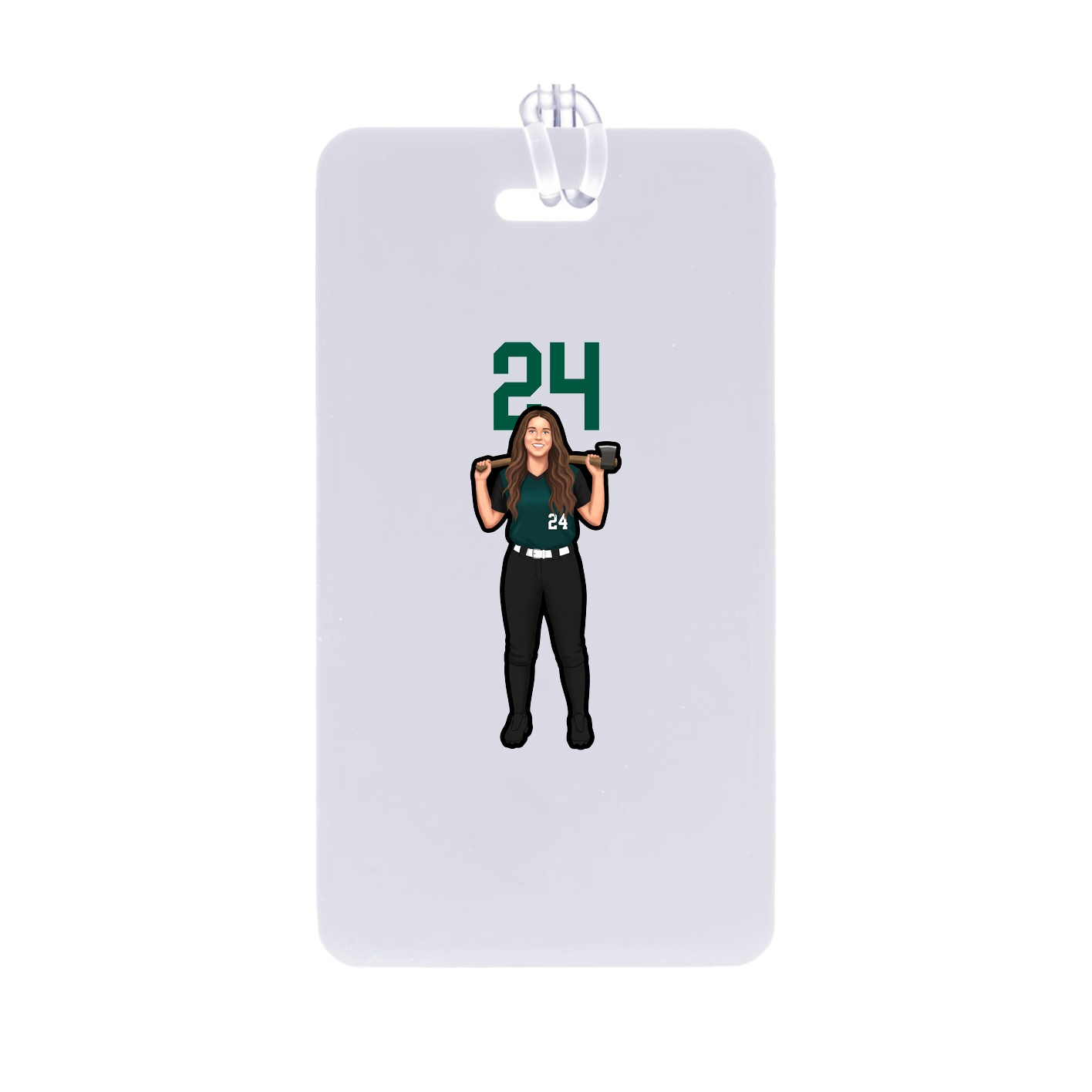 Bag Tag — Number Top in Classic