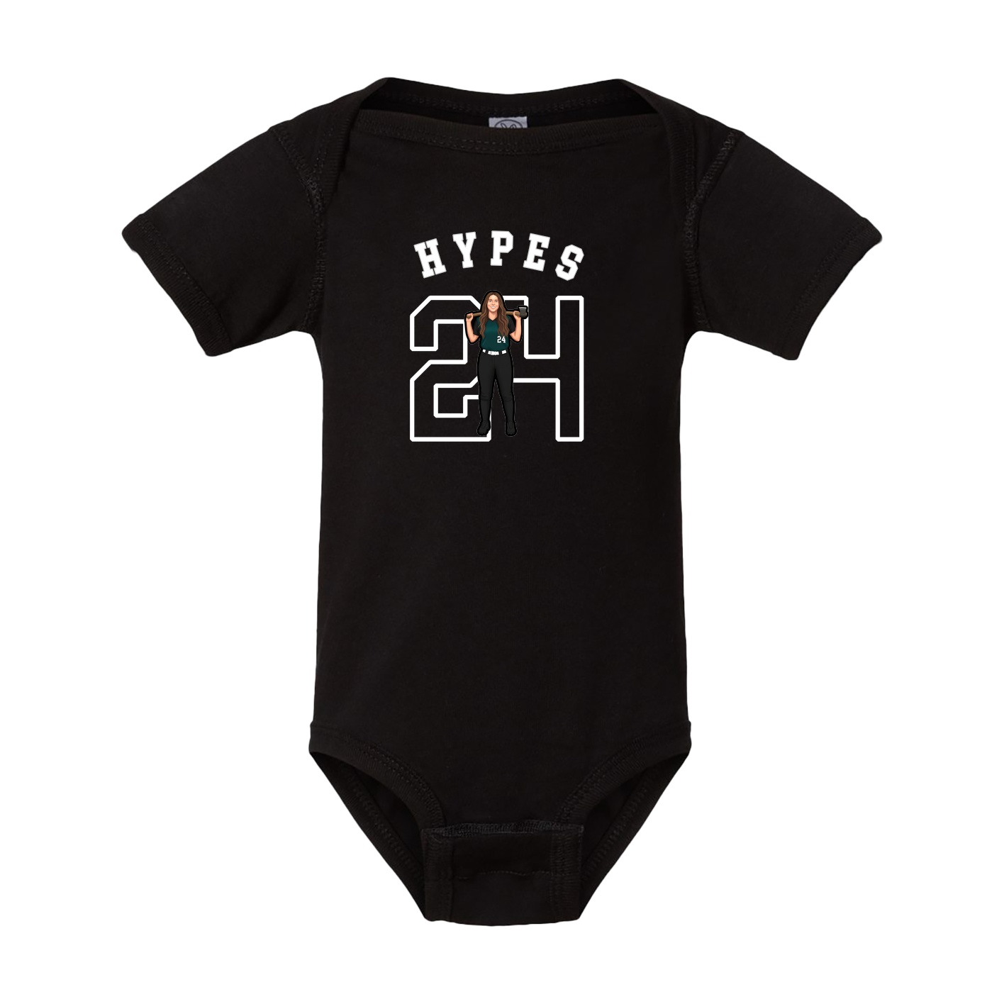 Baby Onesie — Shirsey Arch in Black
