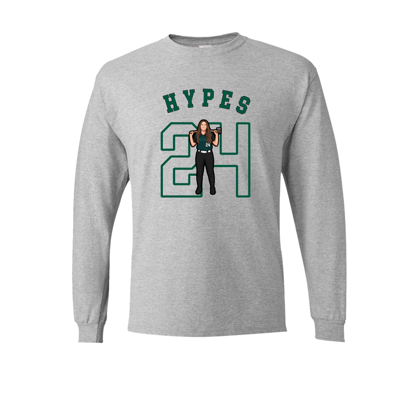 Long Sleeve Tee — Shirsey Arch in Grey