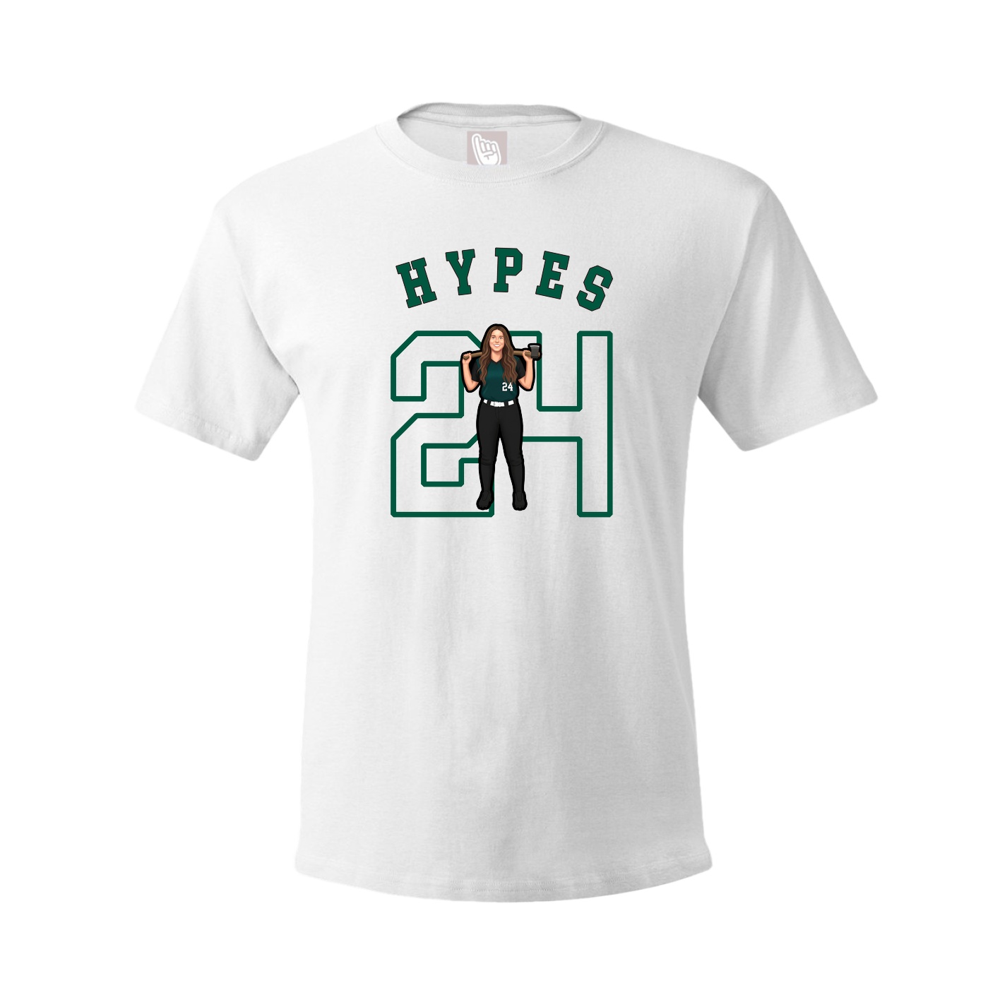Youth Tee — Shirsey Arch in White