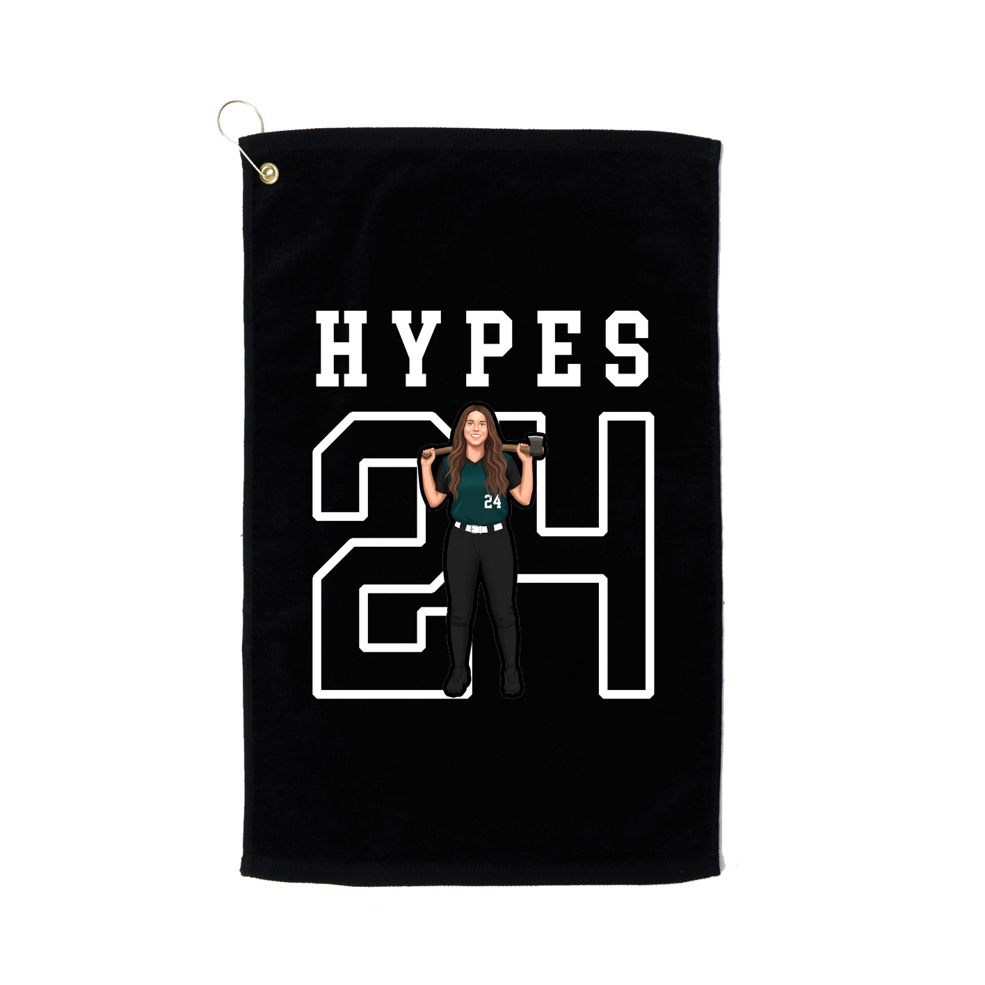 Golf Towel — Shirsey in Black