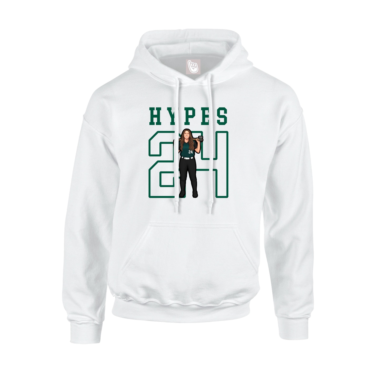 Youth Hoodie — Shirsey in White