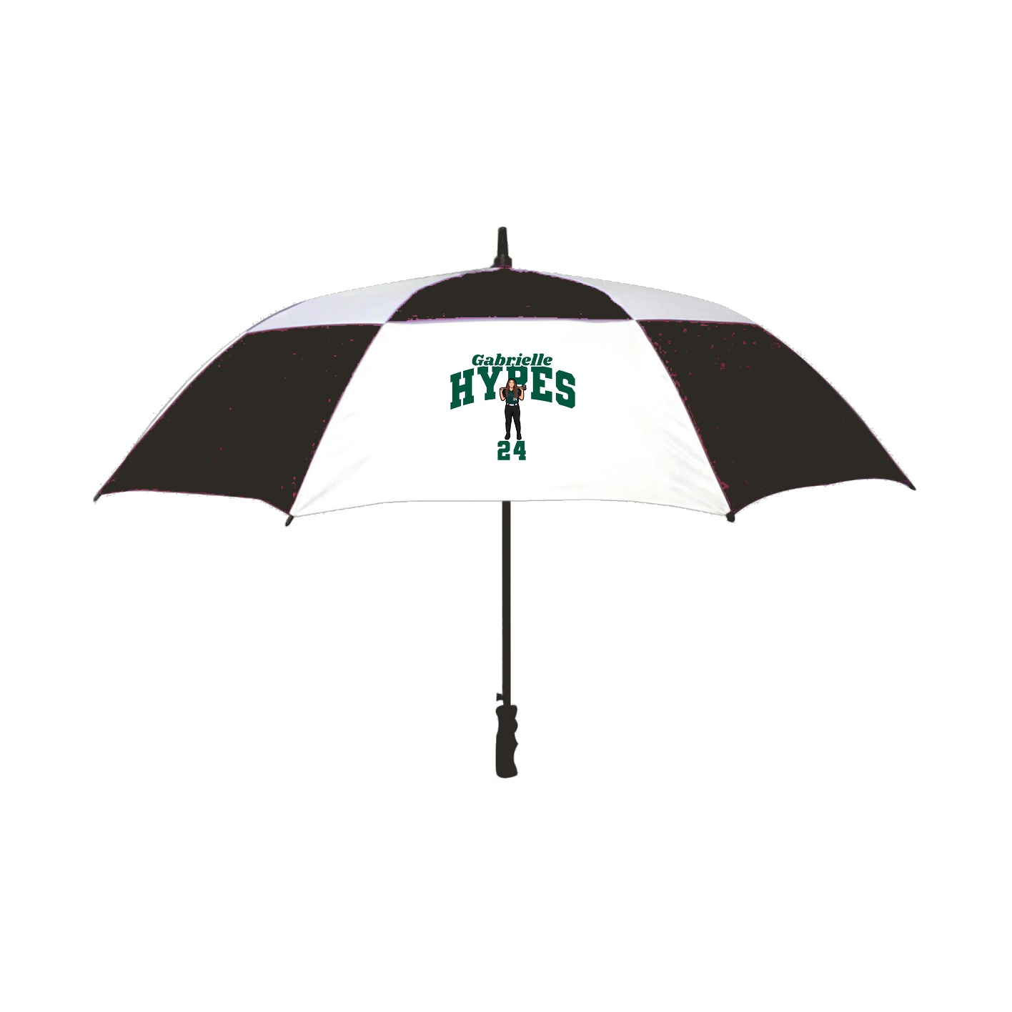 Golf Umbrella — Signature Arch in Black