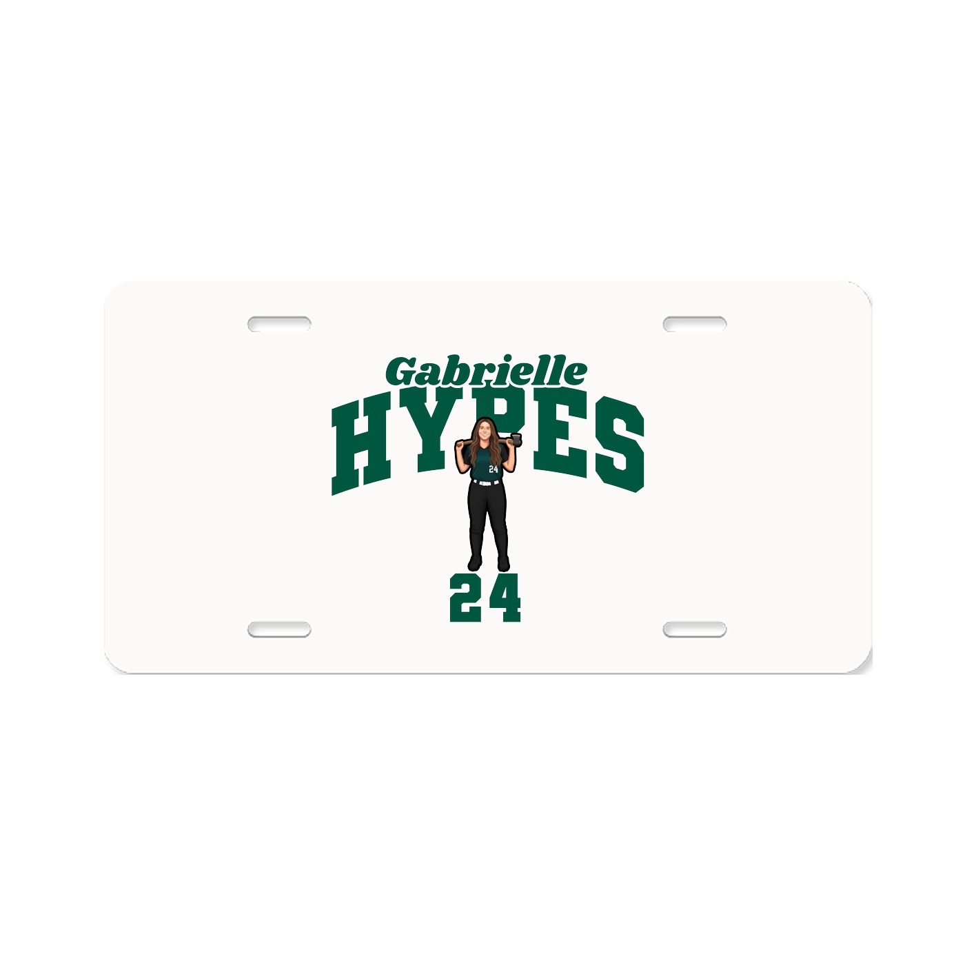 License Plate — Signature Arch in Classic