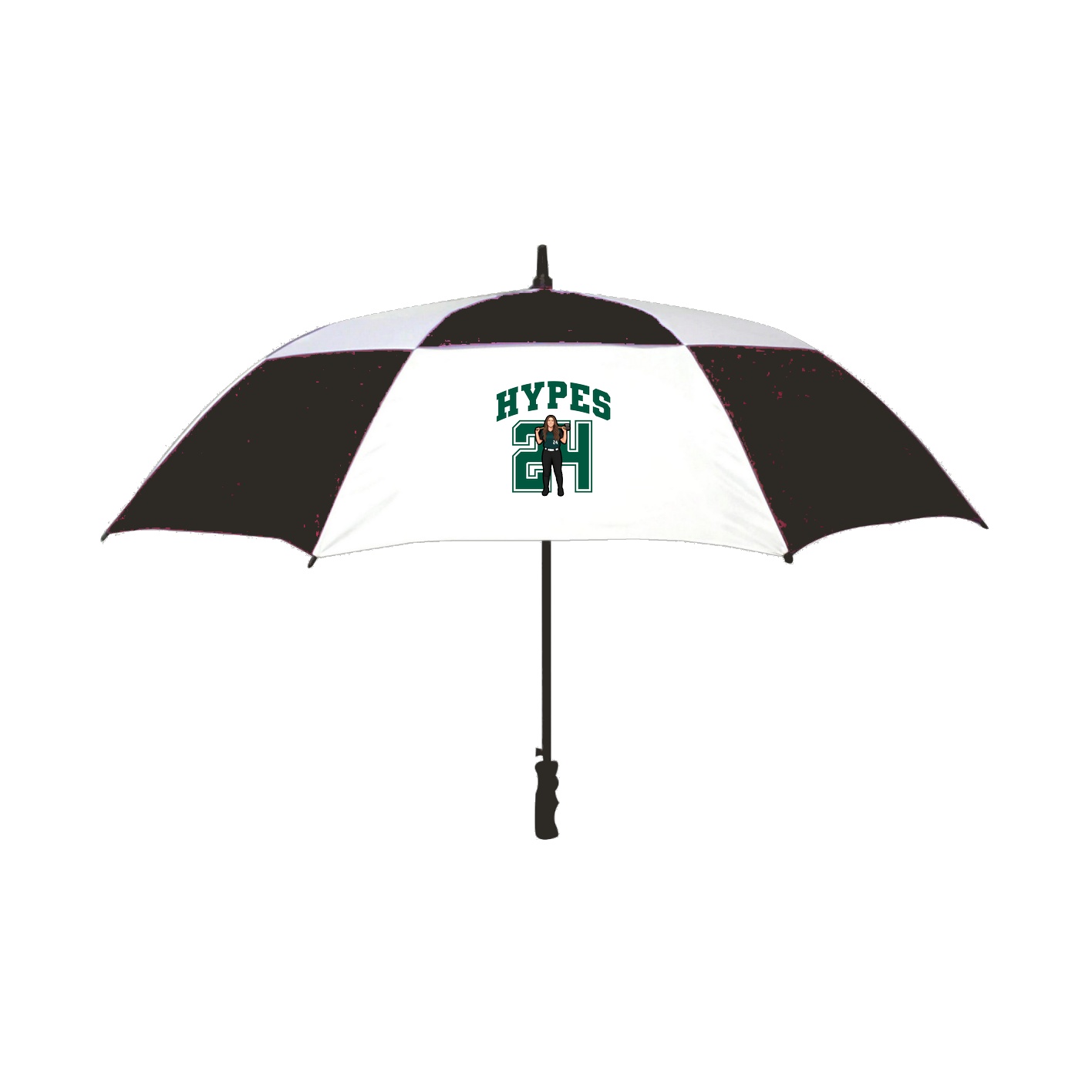 Golf Umbrella — Number in Black