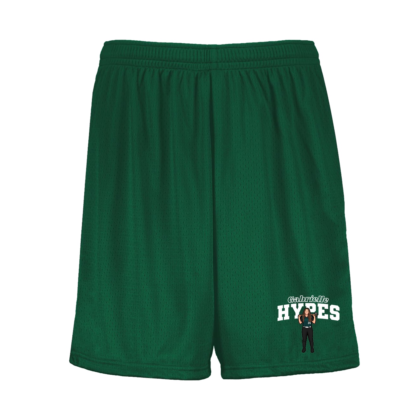 Shorts — Name Arch in Green
