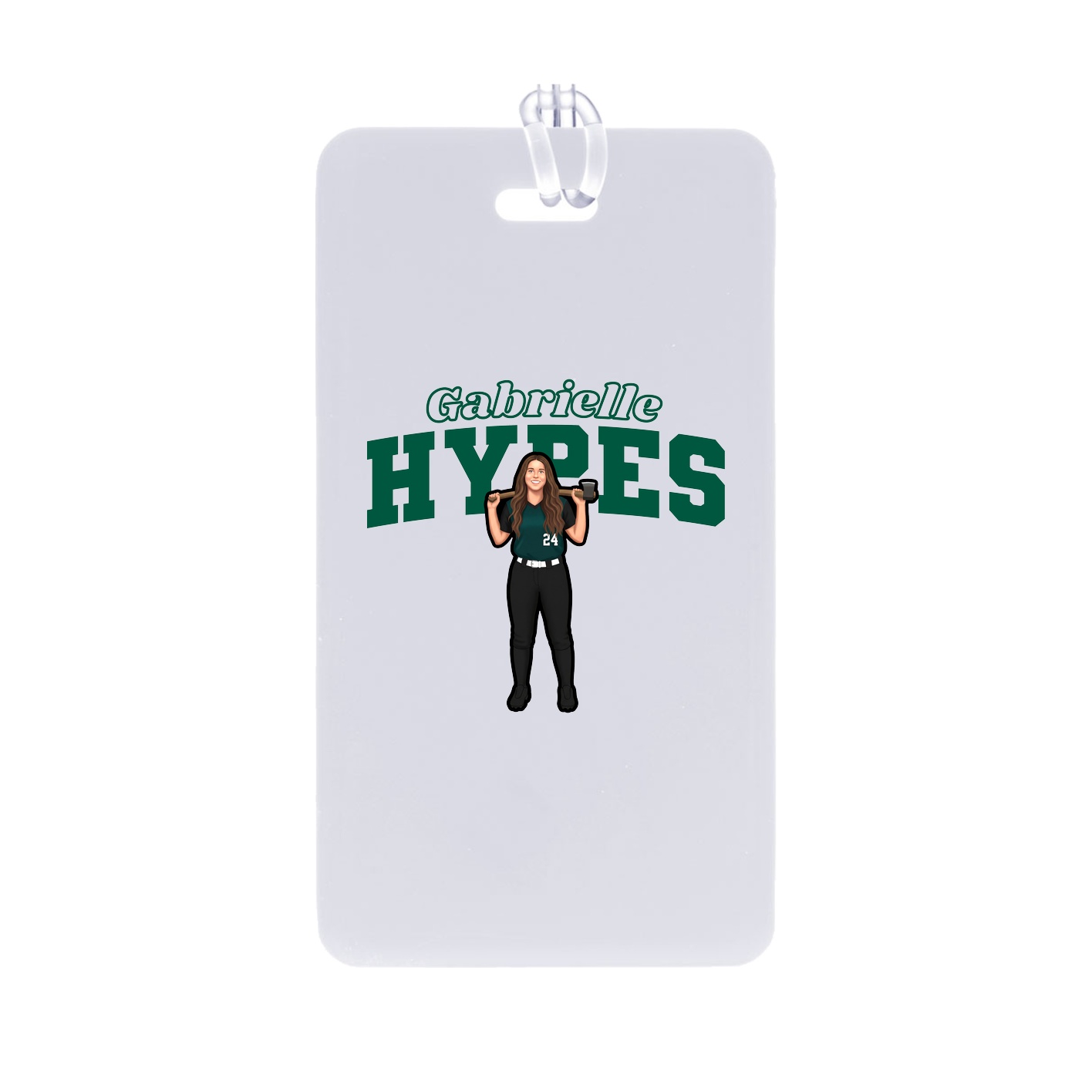 Bag Tag — Name Arch in Classic