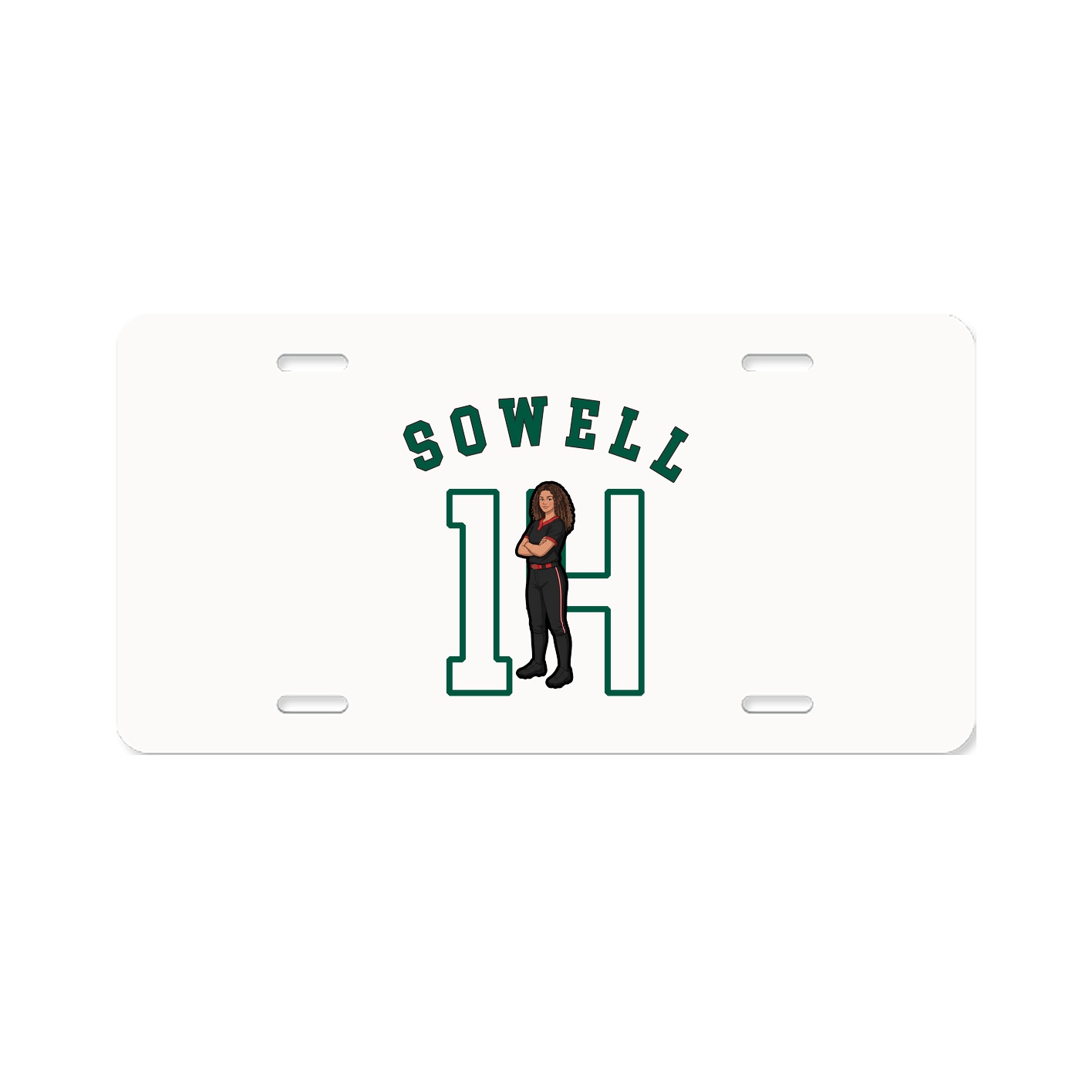 License Plate — Shirsey Arch in Classic