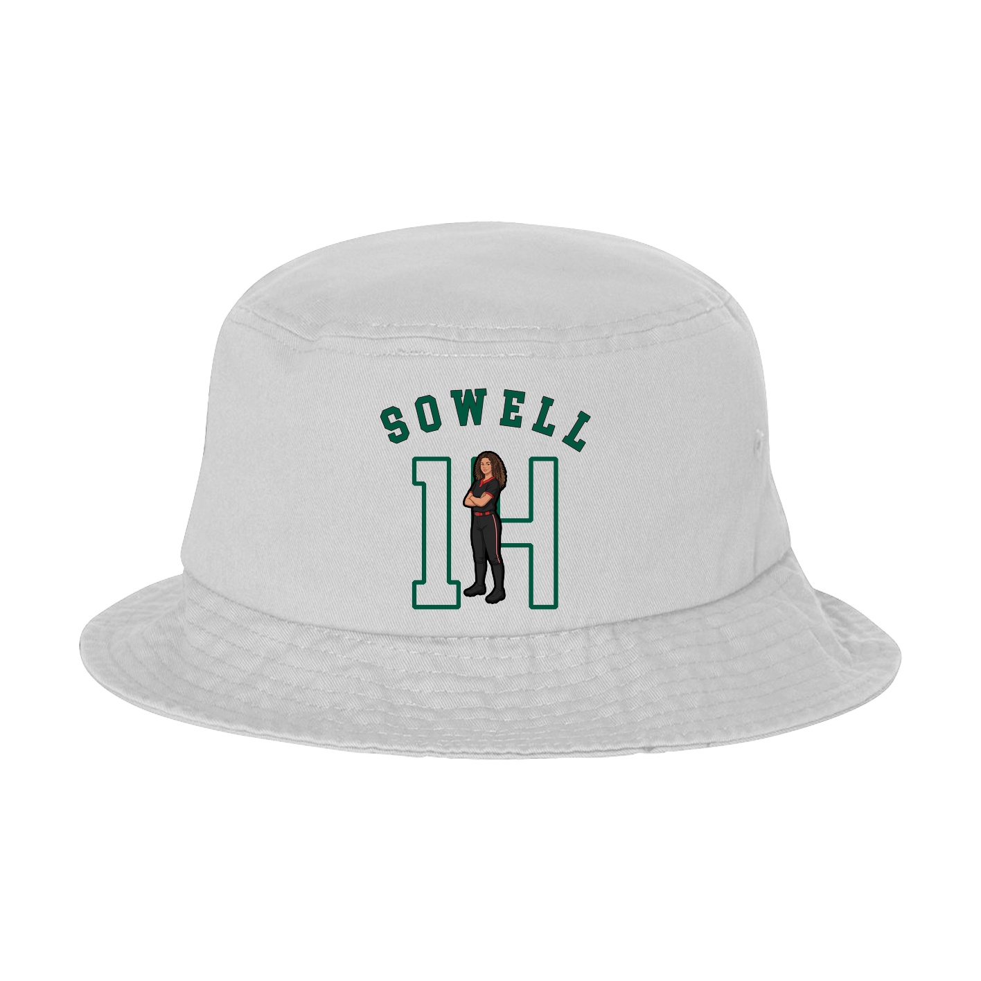 Bucket Cap — Shirsey Arch in White