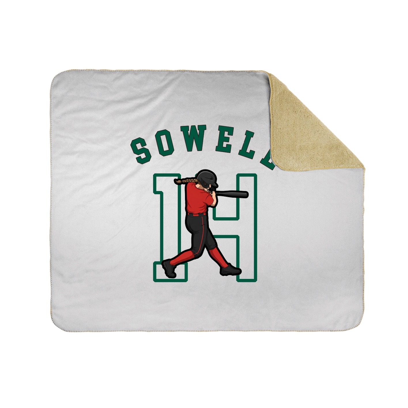 Throw Blanket — Shirsey Arch in White