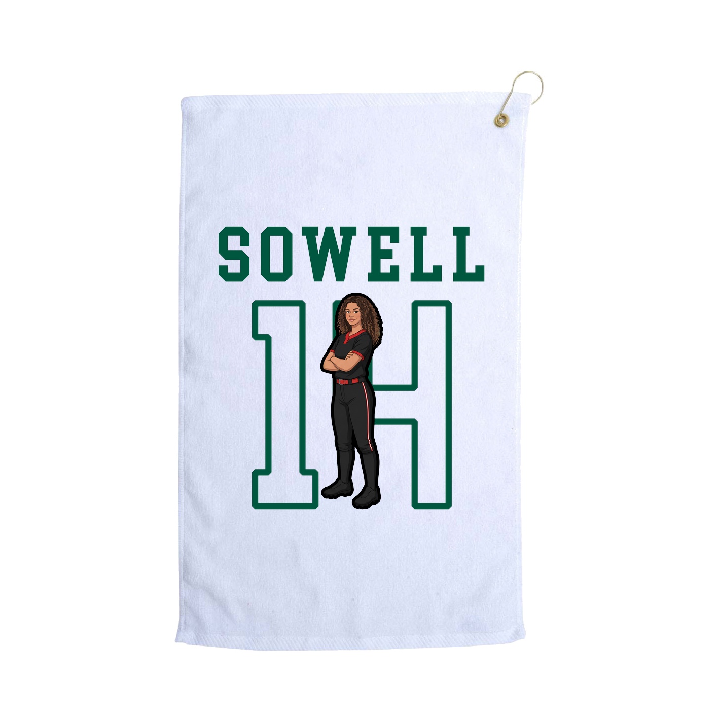 Golf Towel — Shirsey in White