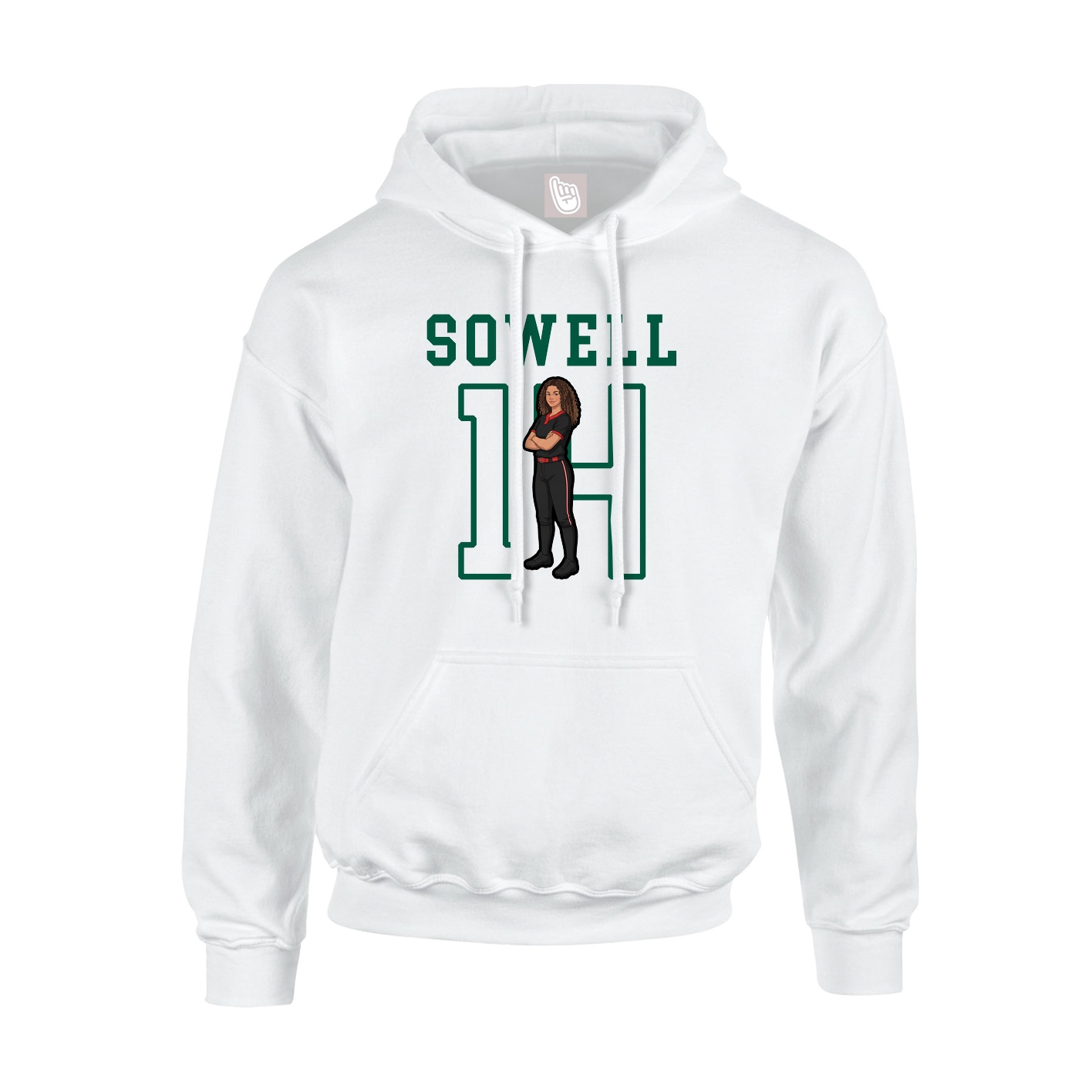 Youth Hoodie — Shirsey in White
