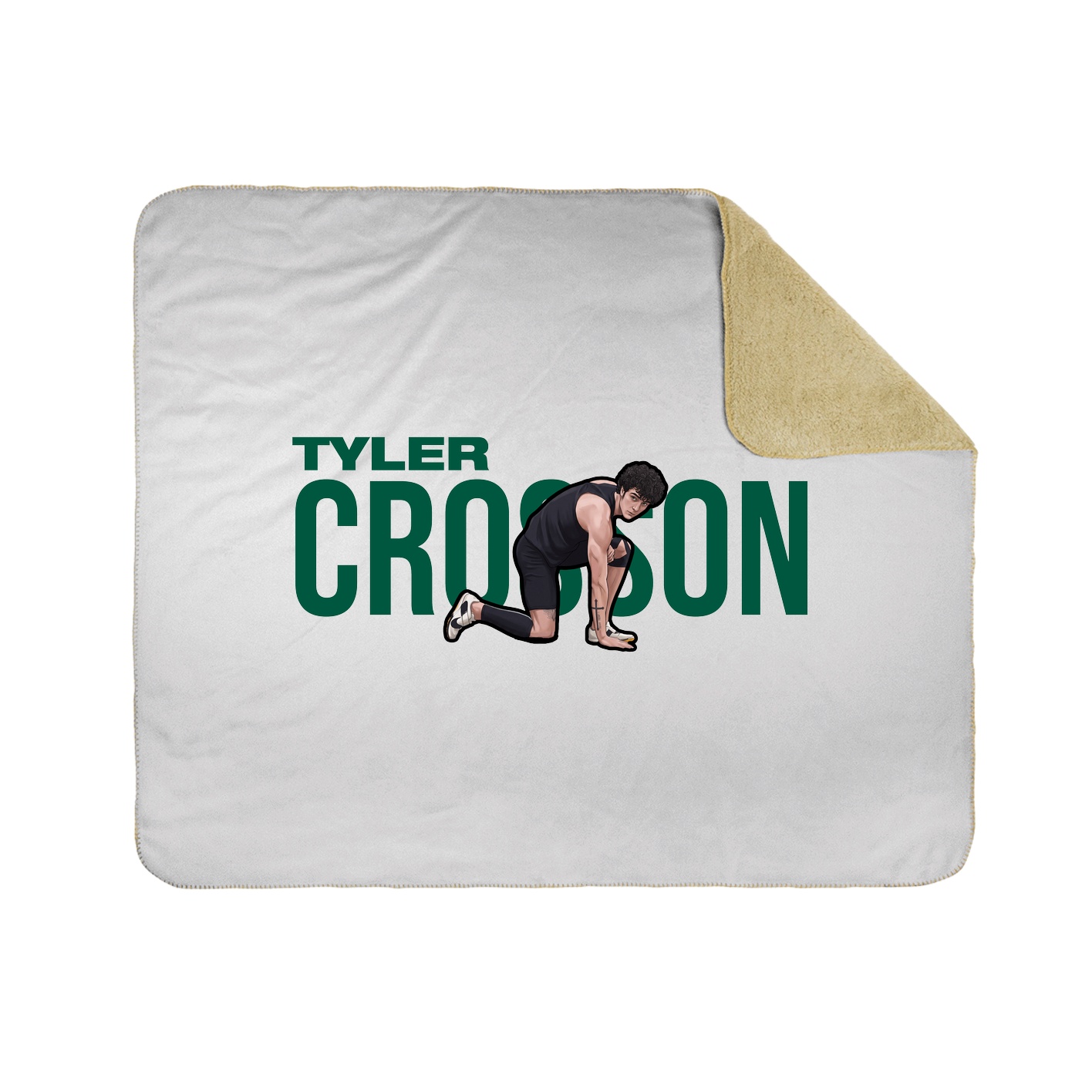 Throw Blanket — Player Name in White