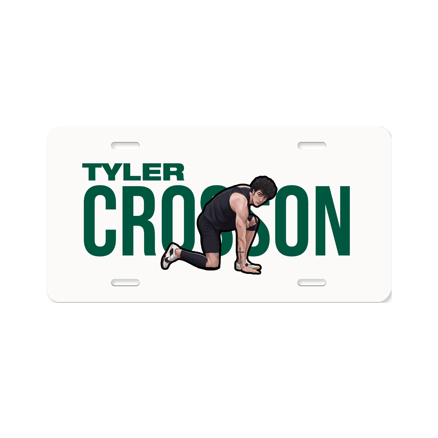 License Plate — Player Name in Classic