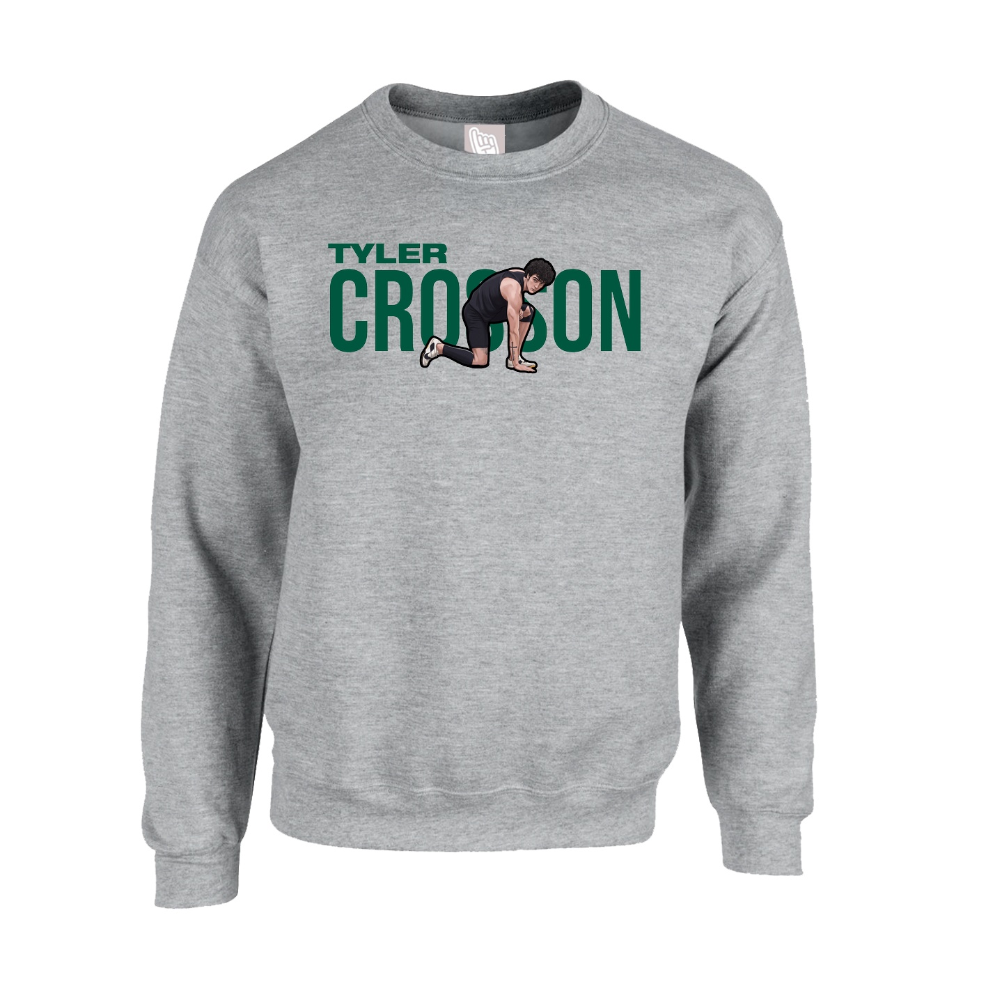 Fleece Crew — Player Name in Grey