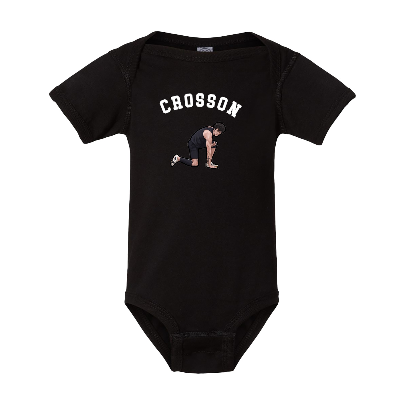 Baby Onesie — Shirsey Arch in Black