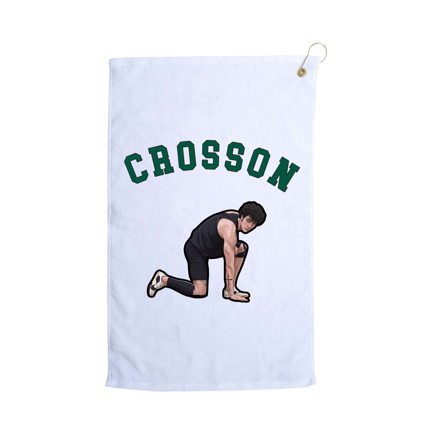 Golf Towel — Shirsey Arch in White