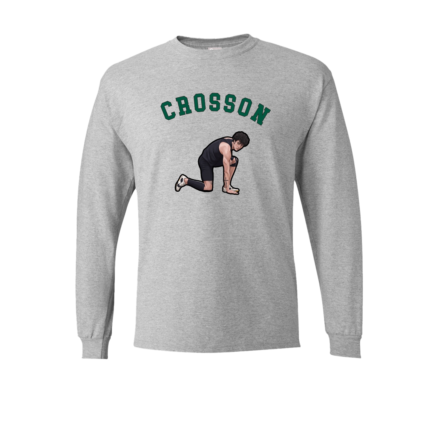 Long Sleeve Tee — Shirsey Arch in Grey
