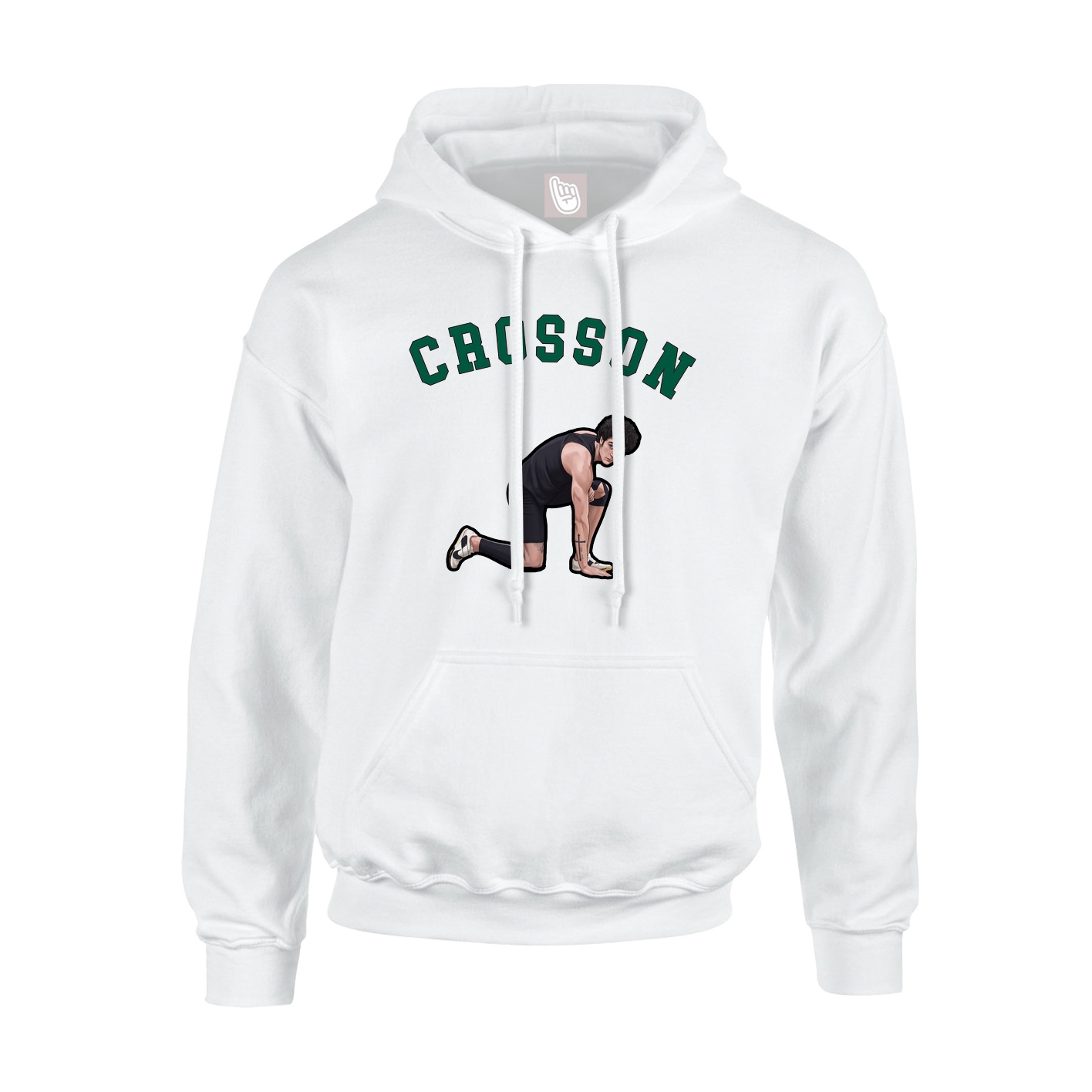 Hoodie — Shirsey Arch in White