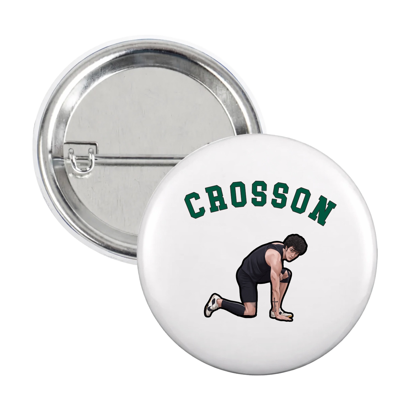 Game Day Button — Shirsey Arch in White