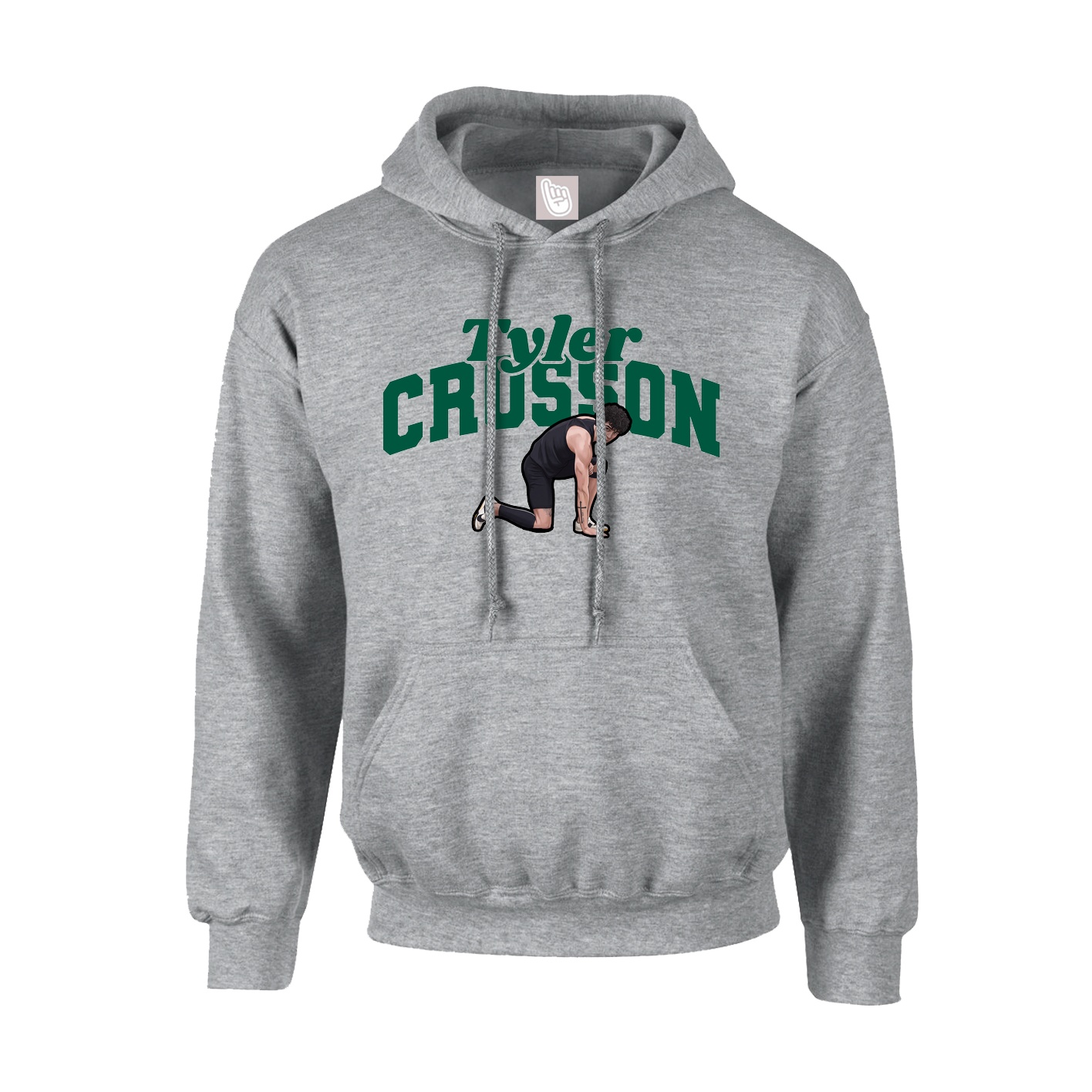 Hoodie — Signature Arch in Grey