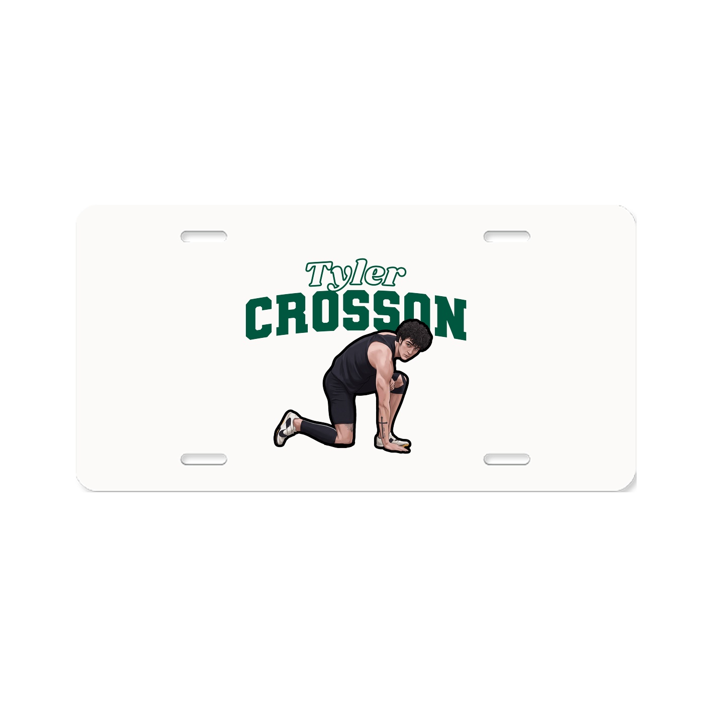 License Plate — Name Arch in Classic