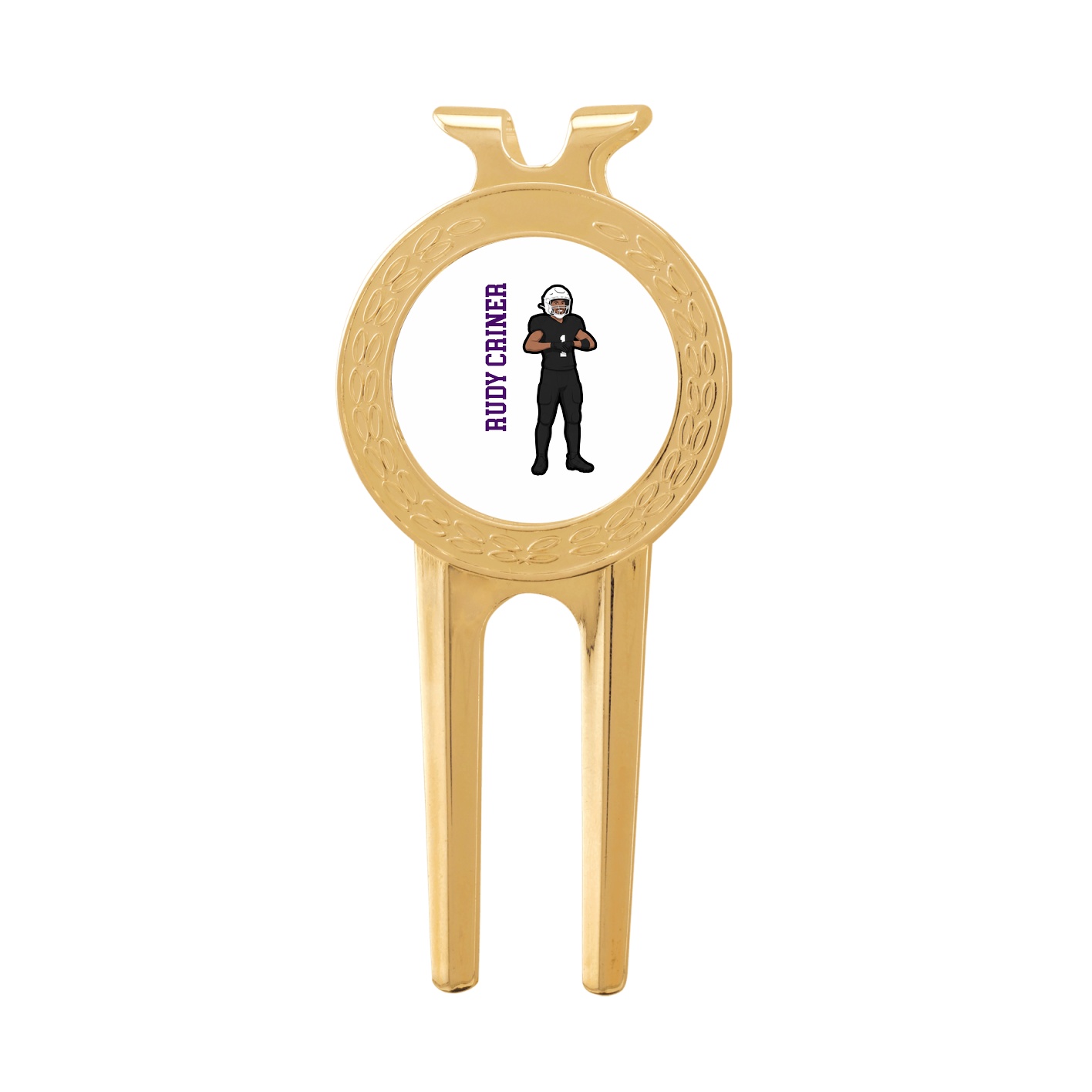 Divot Tool with Ball Marker — Name Vertical in Classic