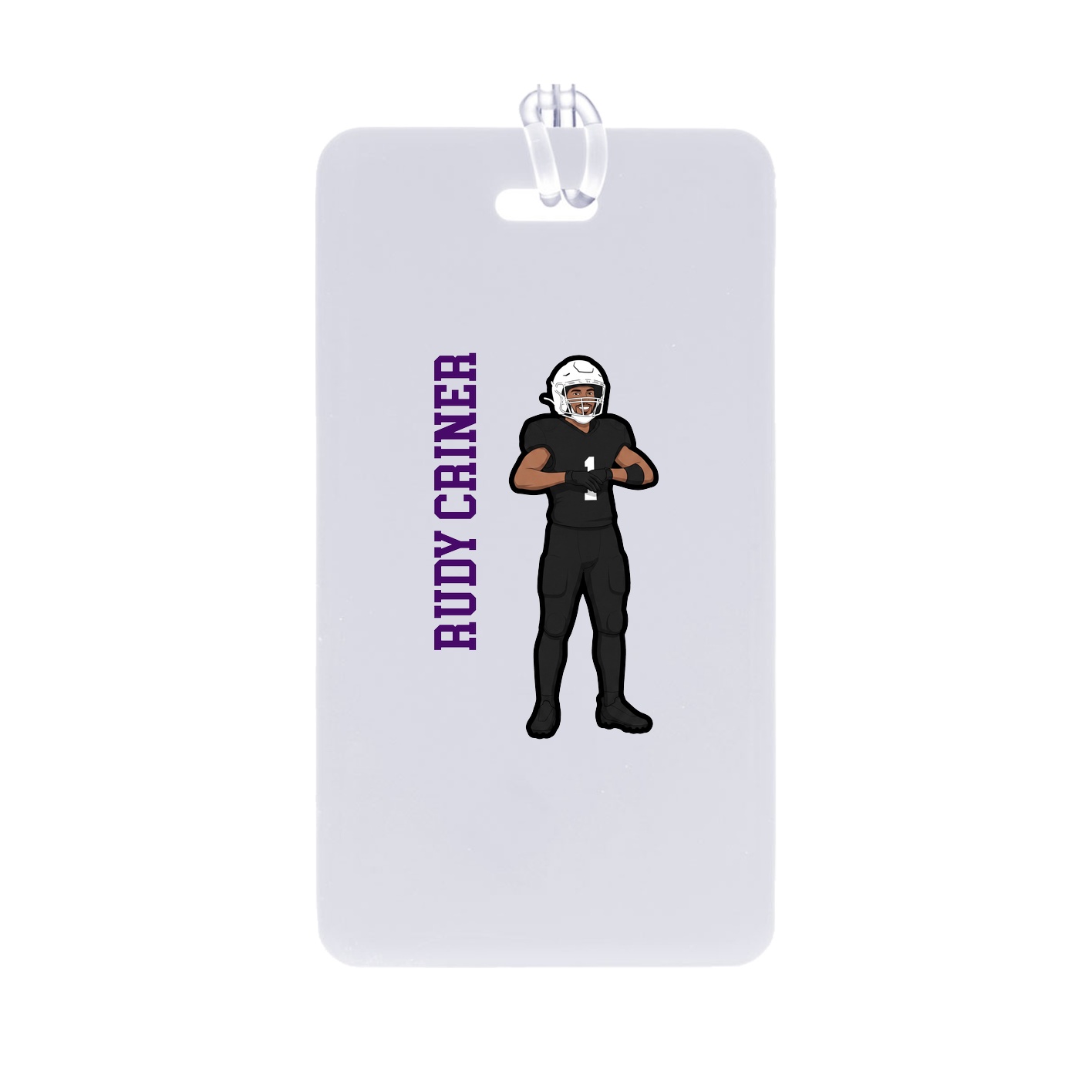 Bag Tag — Name Vertical in Classic