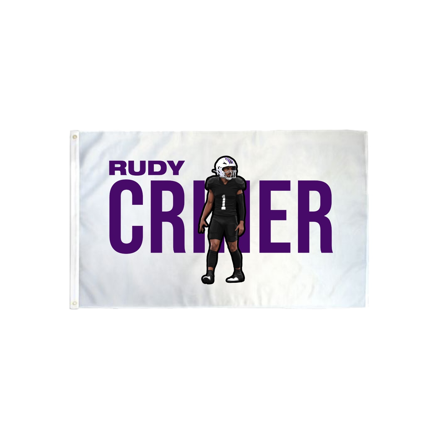 3x5 Flag — Player Name in Classic