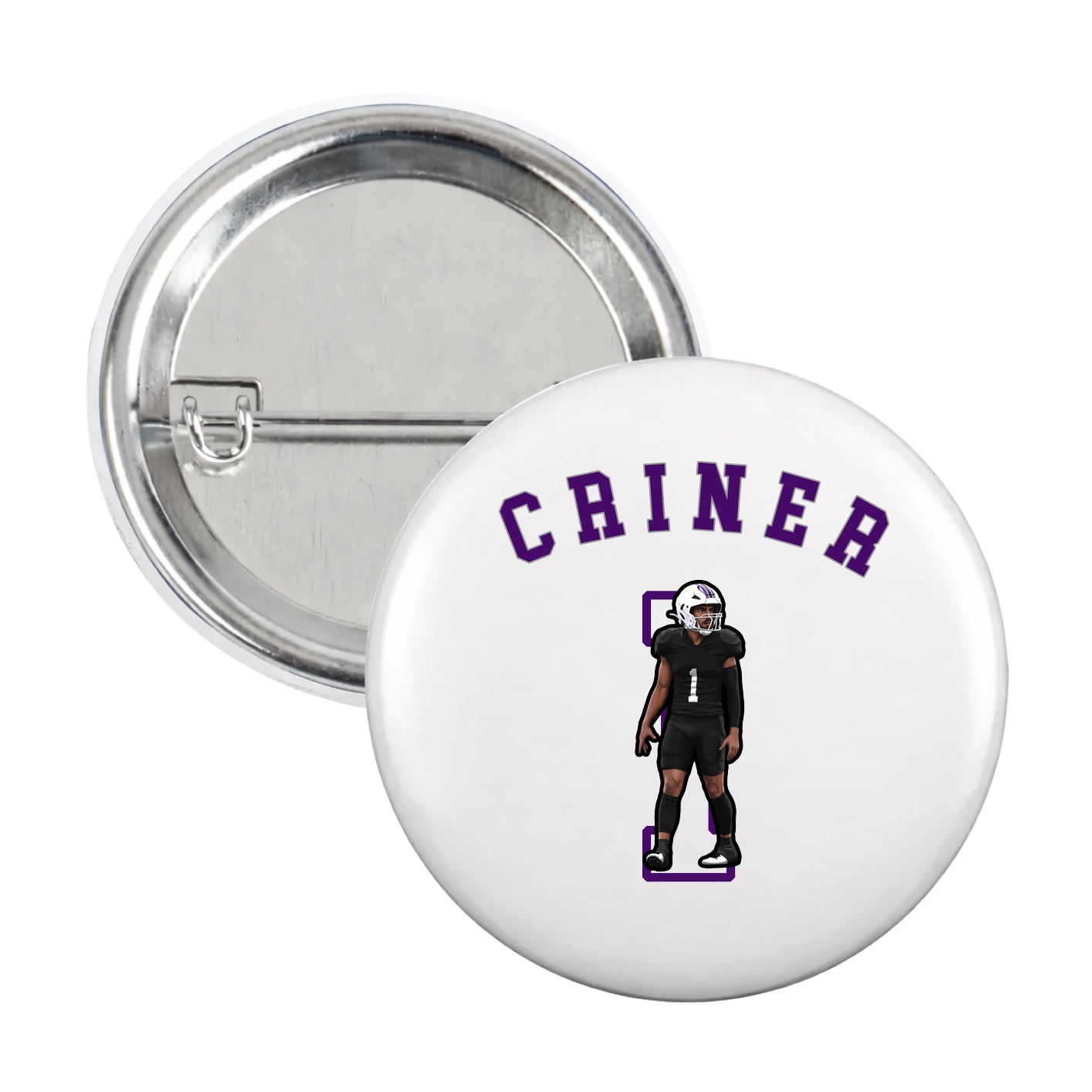Game Day Button — Shirsey Arch in White