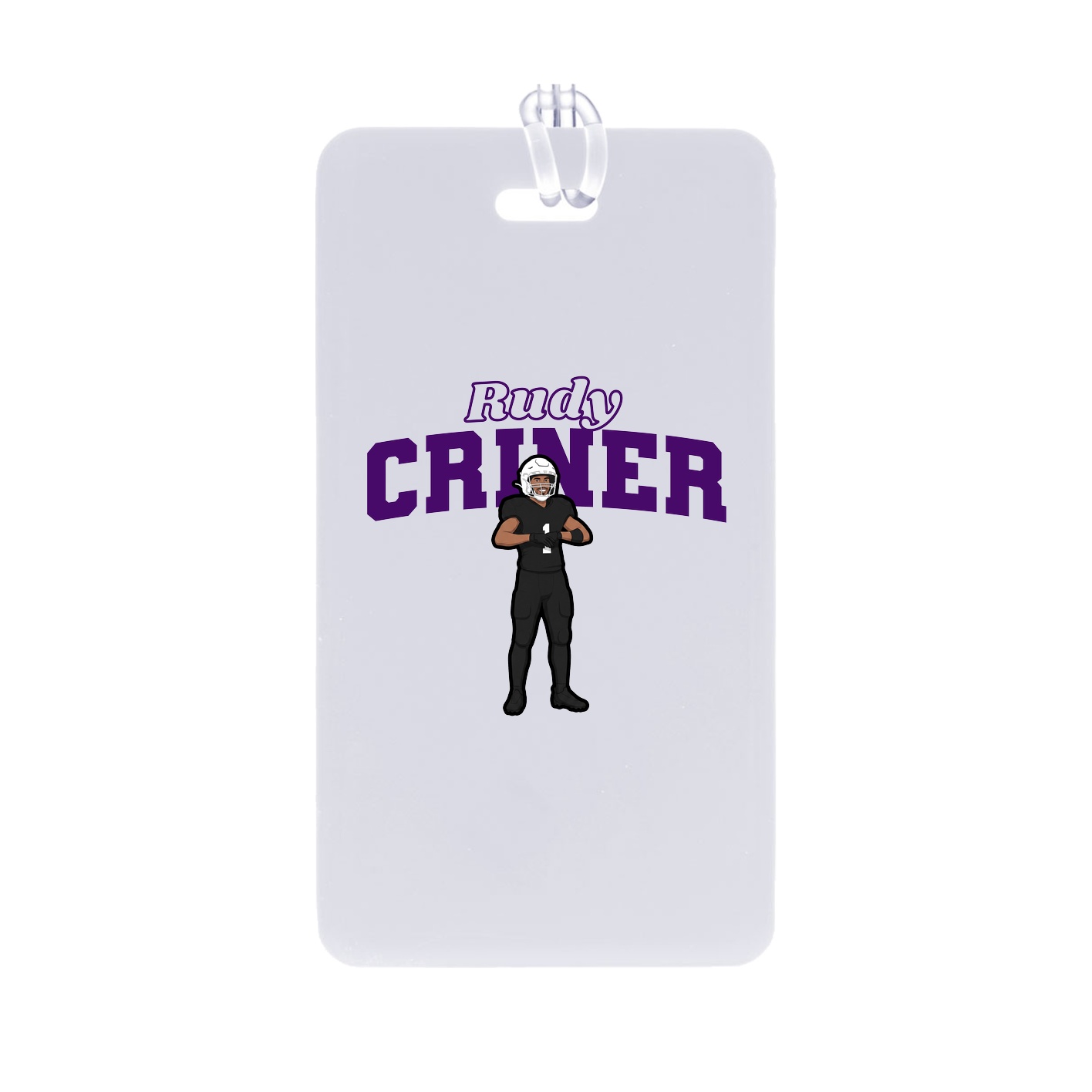 Bag Tag — Name Arch in Classic