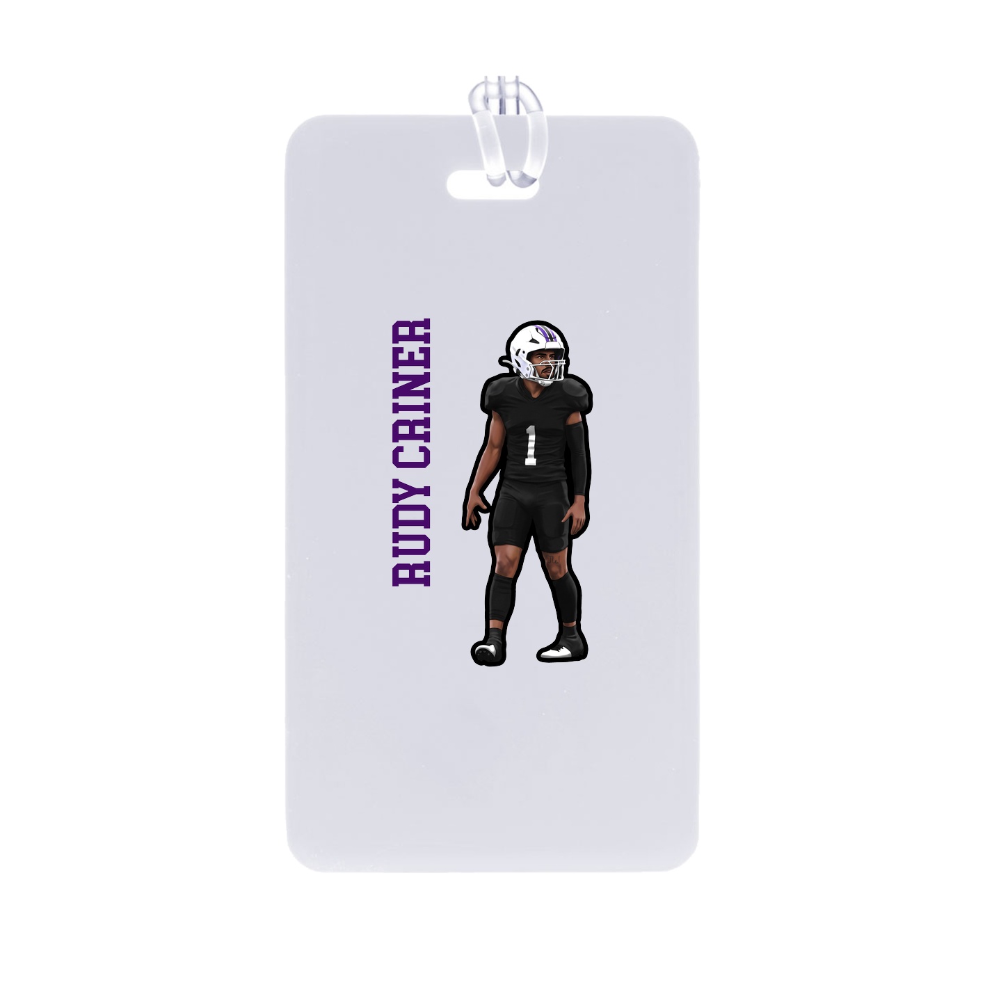 Bag Tag — Name Vertical in Classic