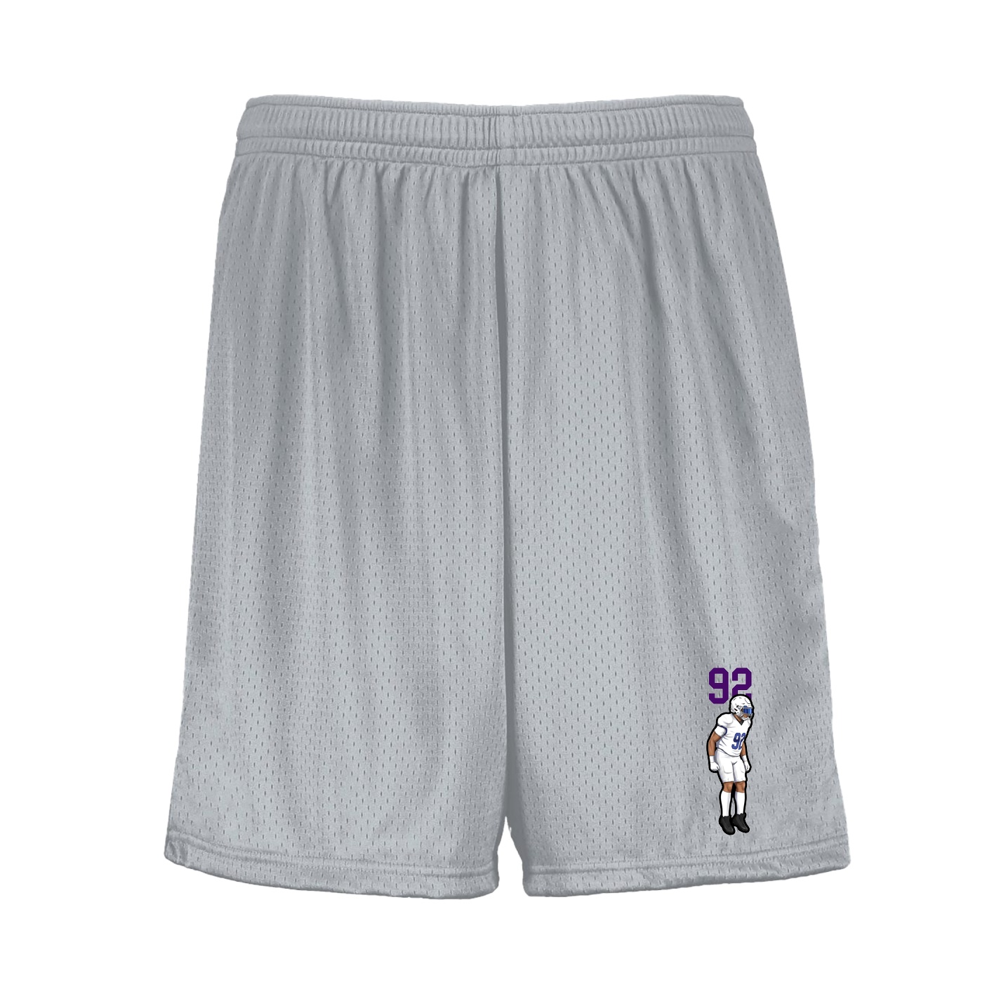 Shorts — Number Top in Silver