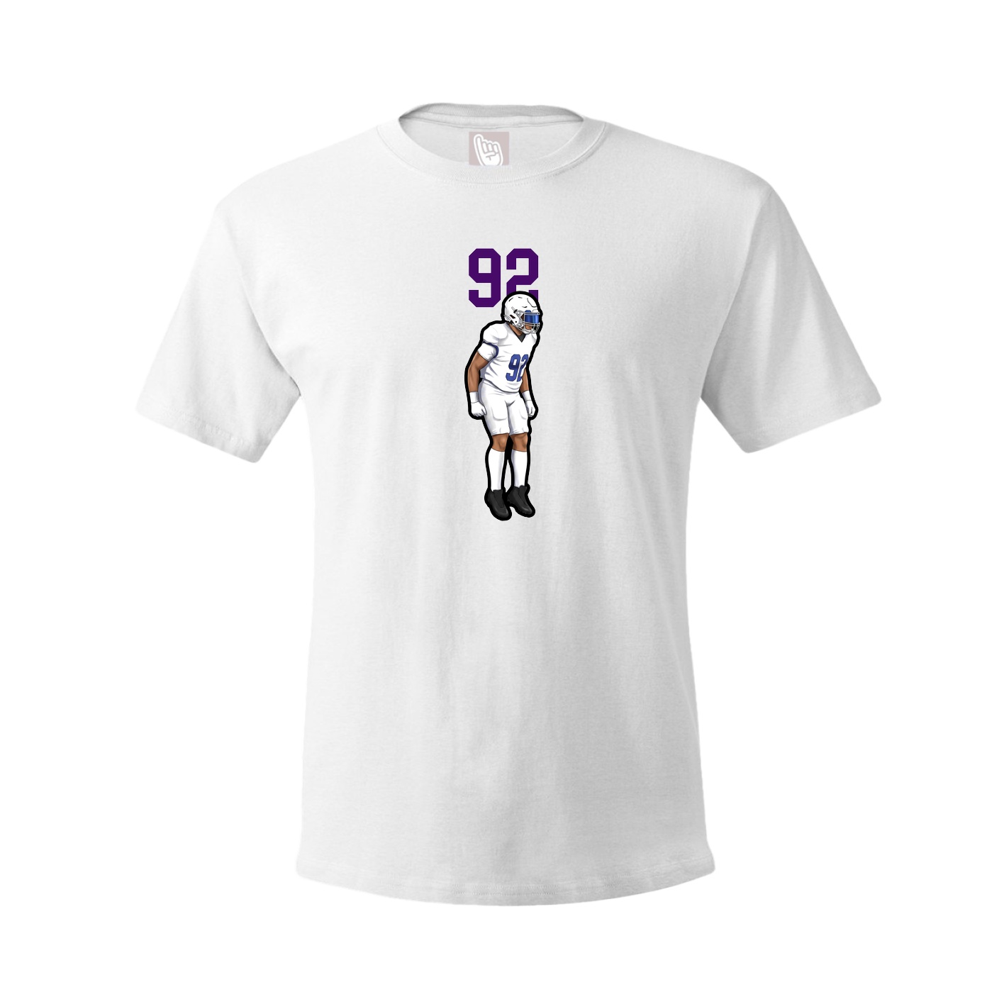 Tee — Number Top in White