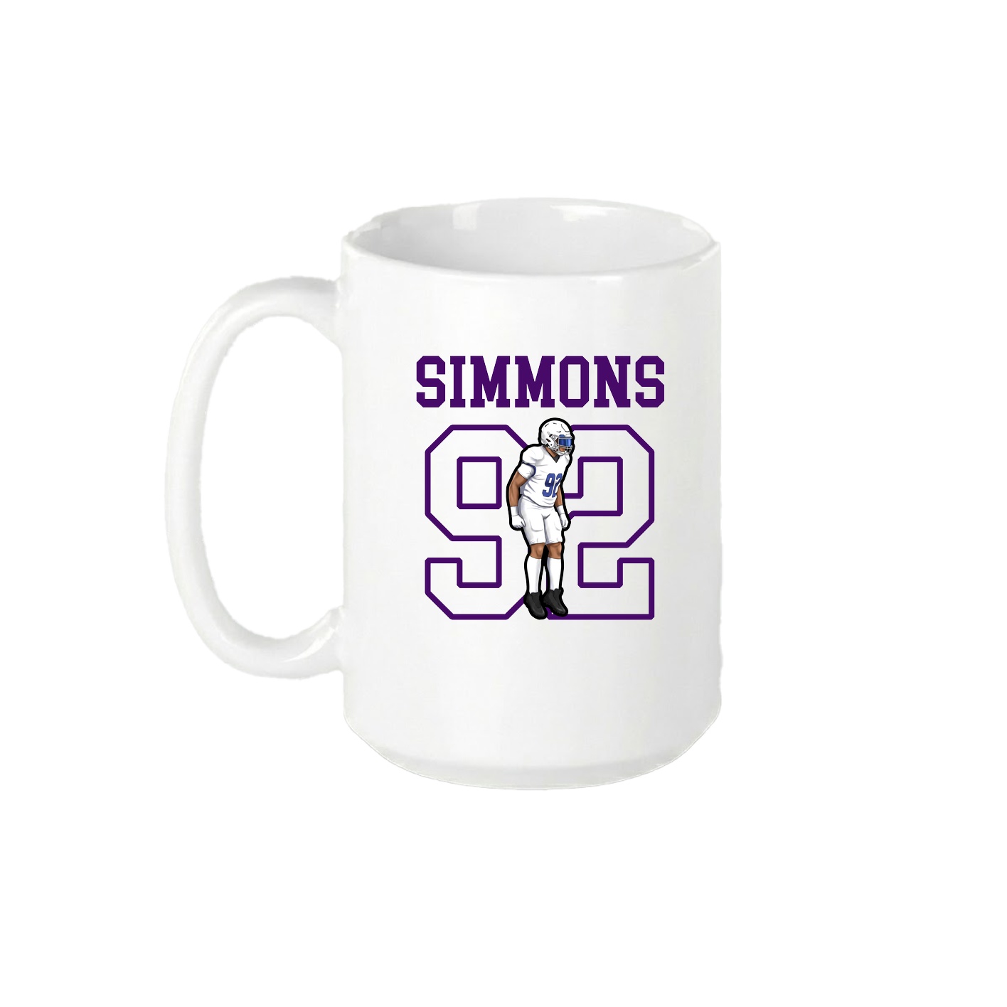 15oz Coffee Mug — Shirsey in White