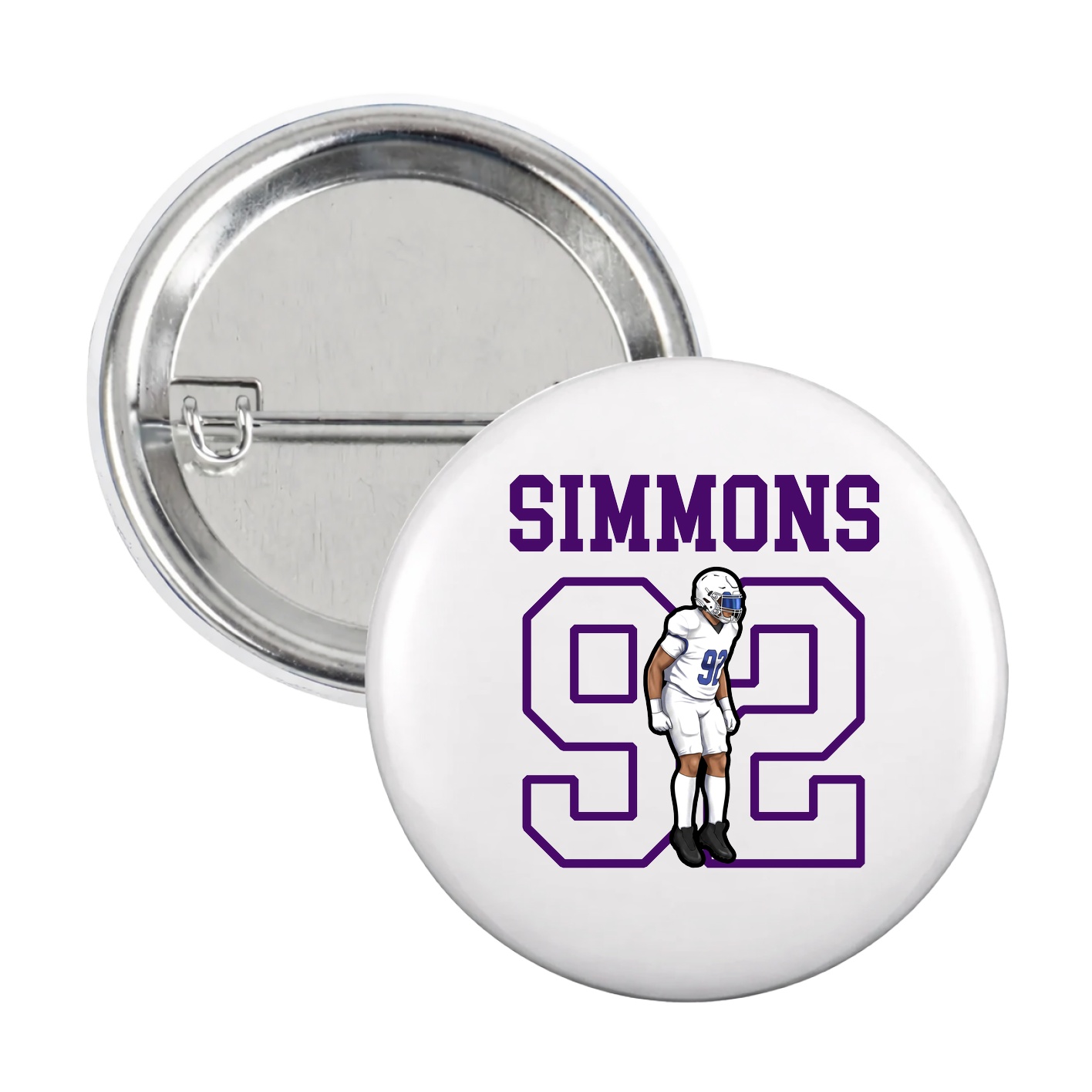 Game Day Button — Shirsey in White