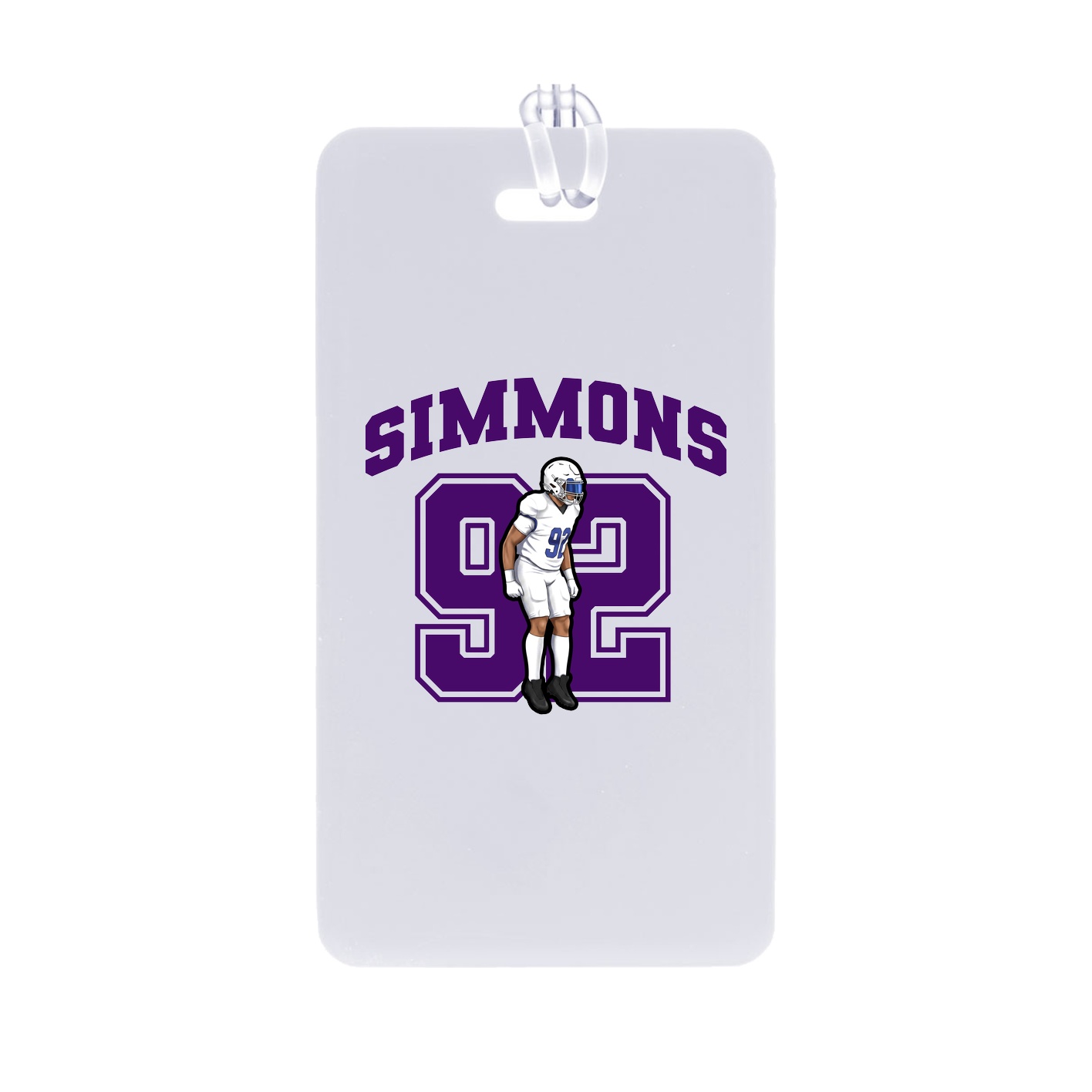 Bag Tag — Number in Classic