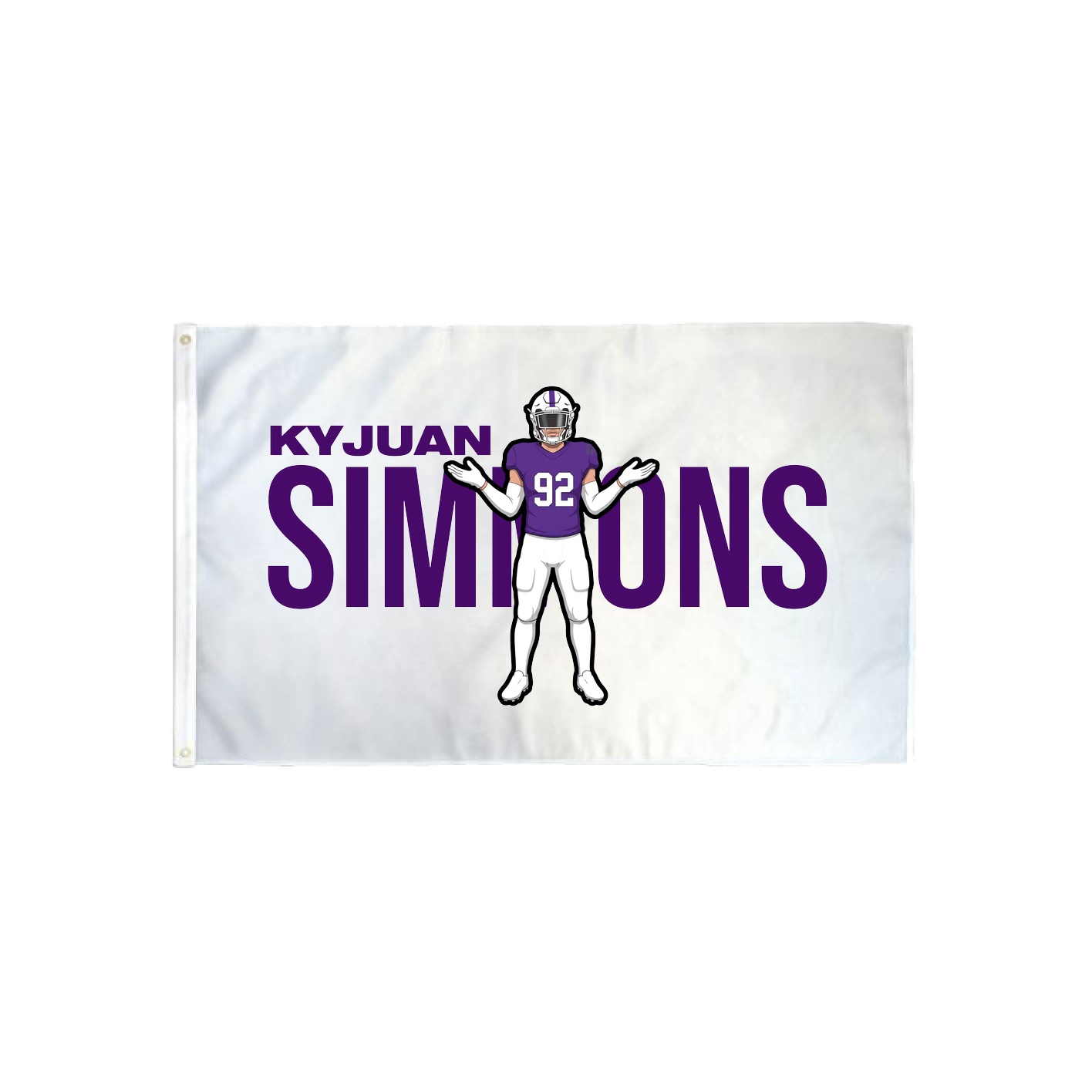 3x5 Flag — Player Name in Classic
