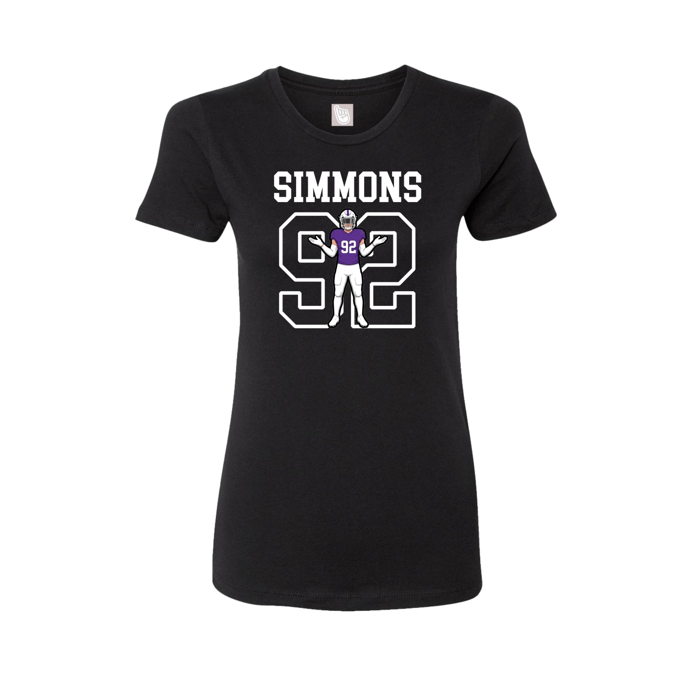 Fitted Women's Tee — Shirsey in Black