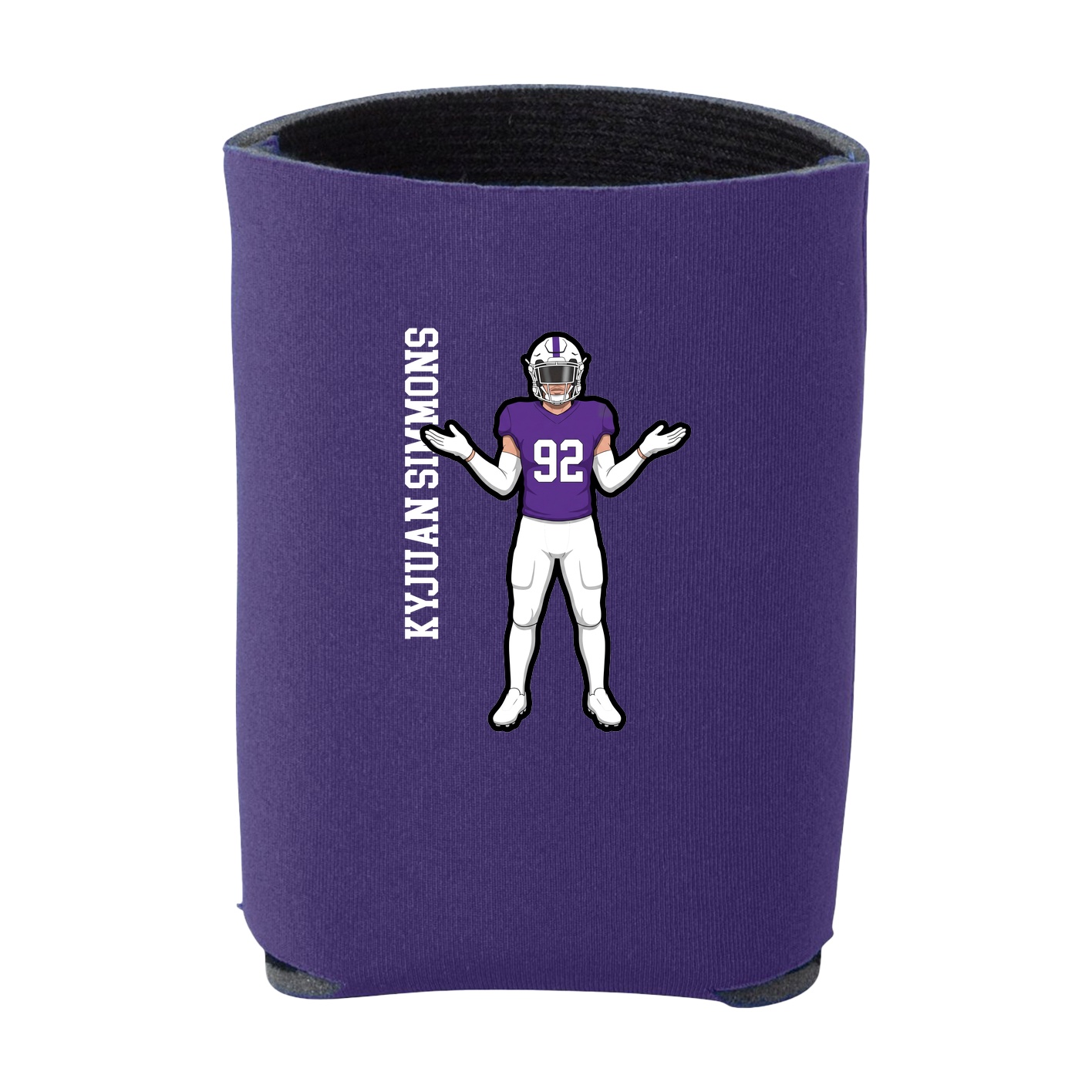Can Holder — Name Vertical in Purple