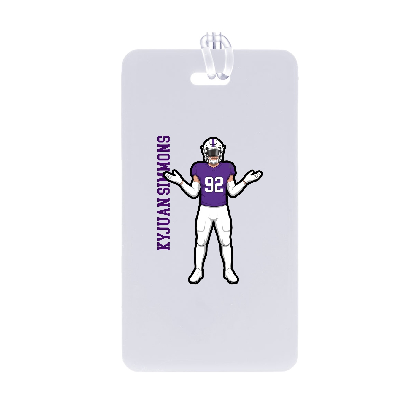Bag Tag — Name Vertical in Classic