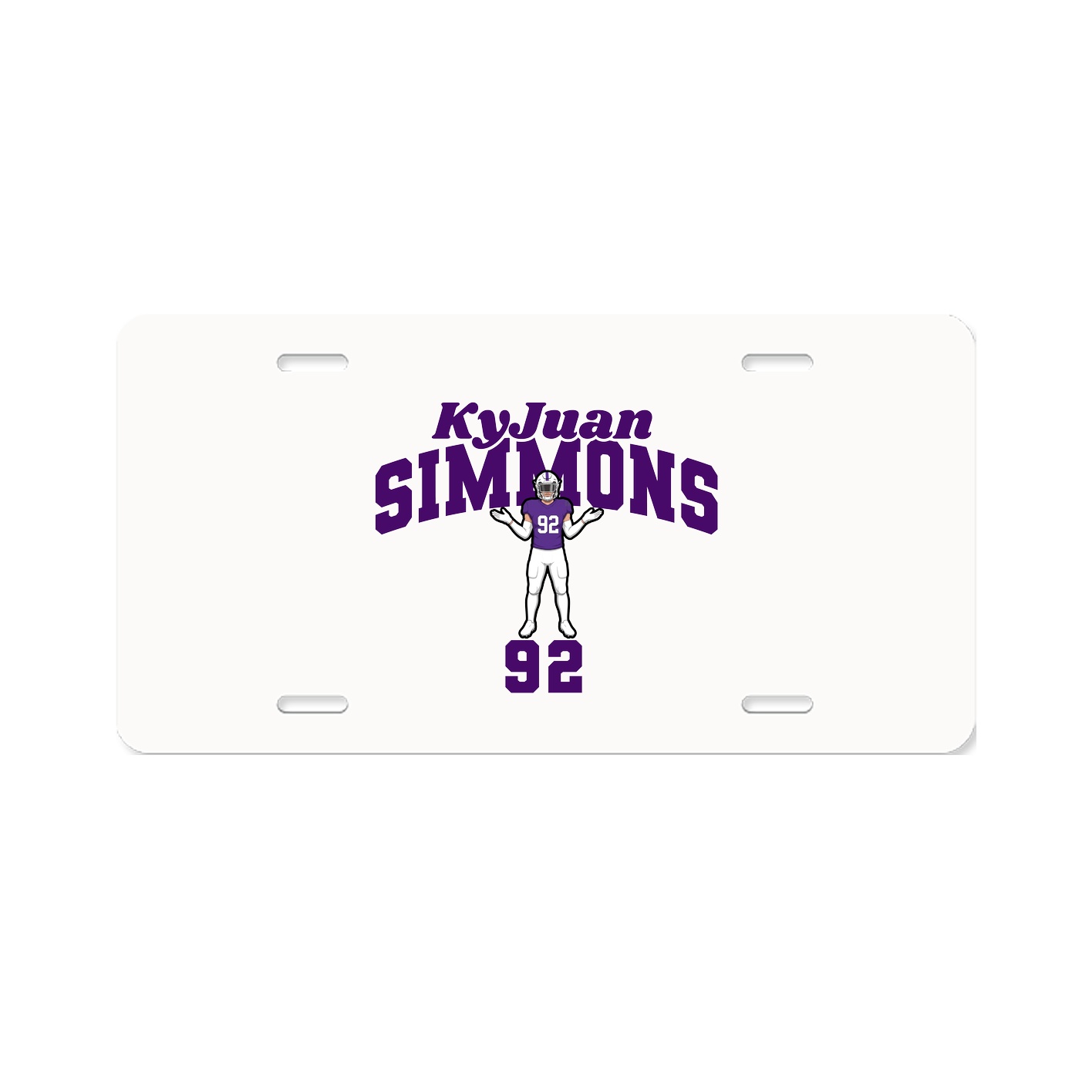 License Plate — Signature Arch in Classic