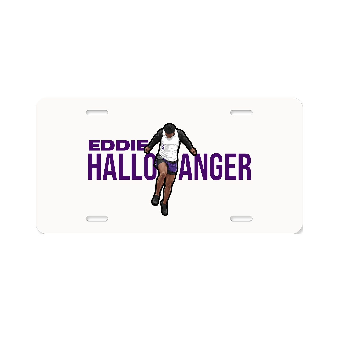 License Plate — Player Name in Classic